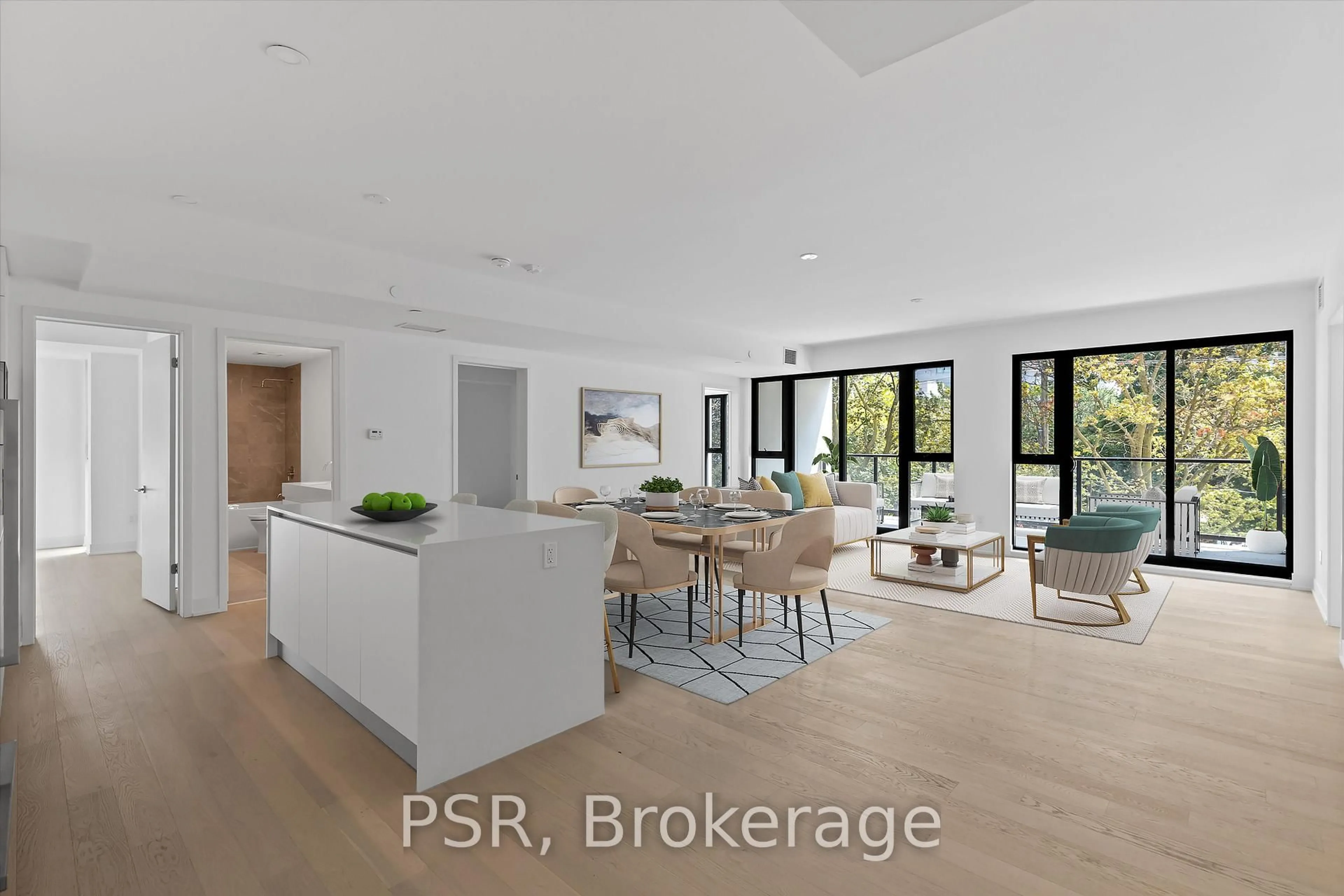 Open concept kitchen, unknown for 200 Keewatin Ave #304, Toronto Ontario M4P 1Z8