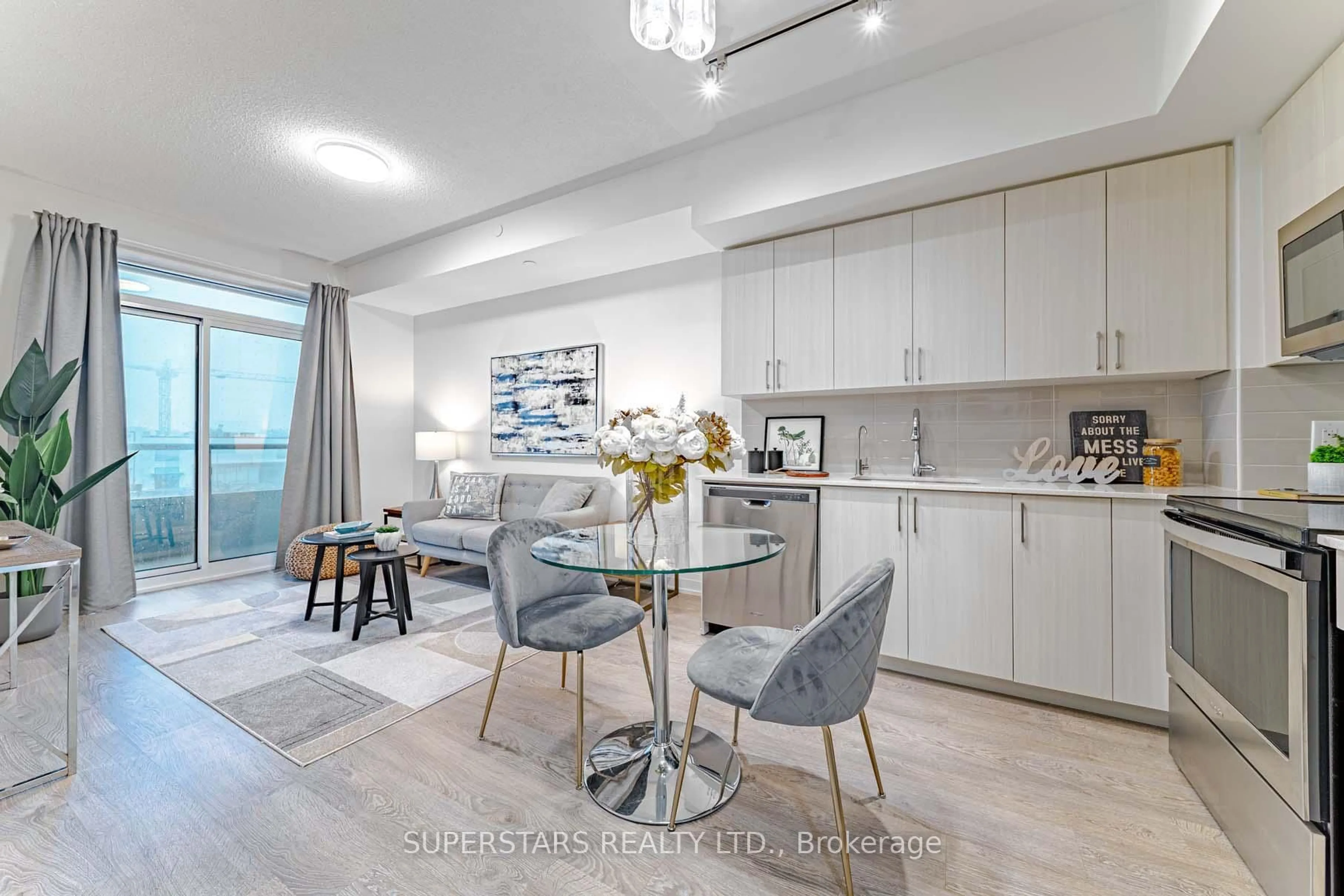 Open concept kitchen, unknown for 591 Sheppard Ave #525, Toronto Ontario M2K 0G2