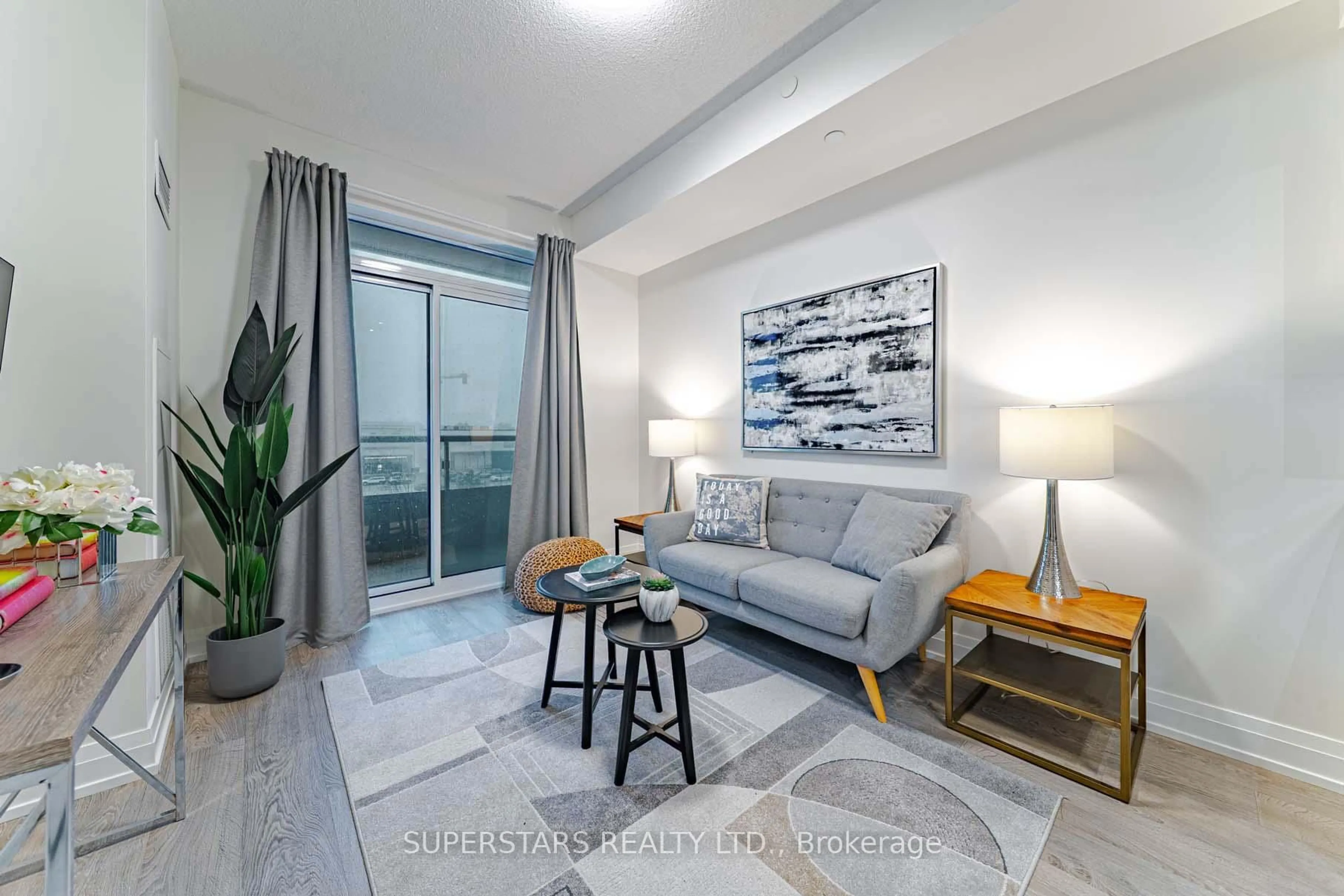 Living room with furniture, unknown for 591 Sheppard Ave #525, Toronto Ontario M2K 0G2