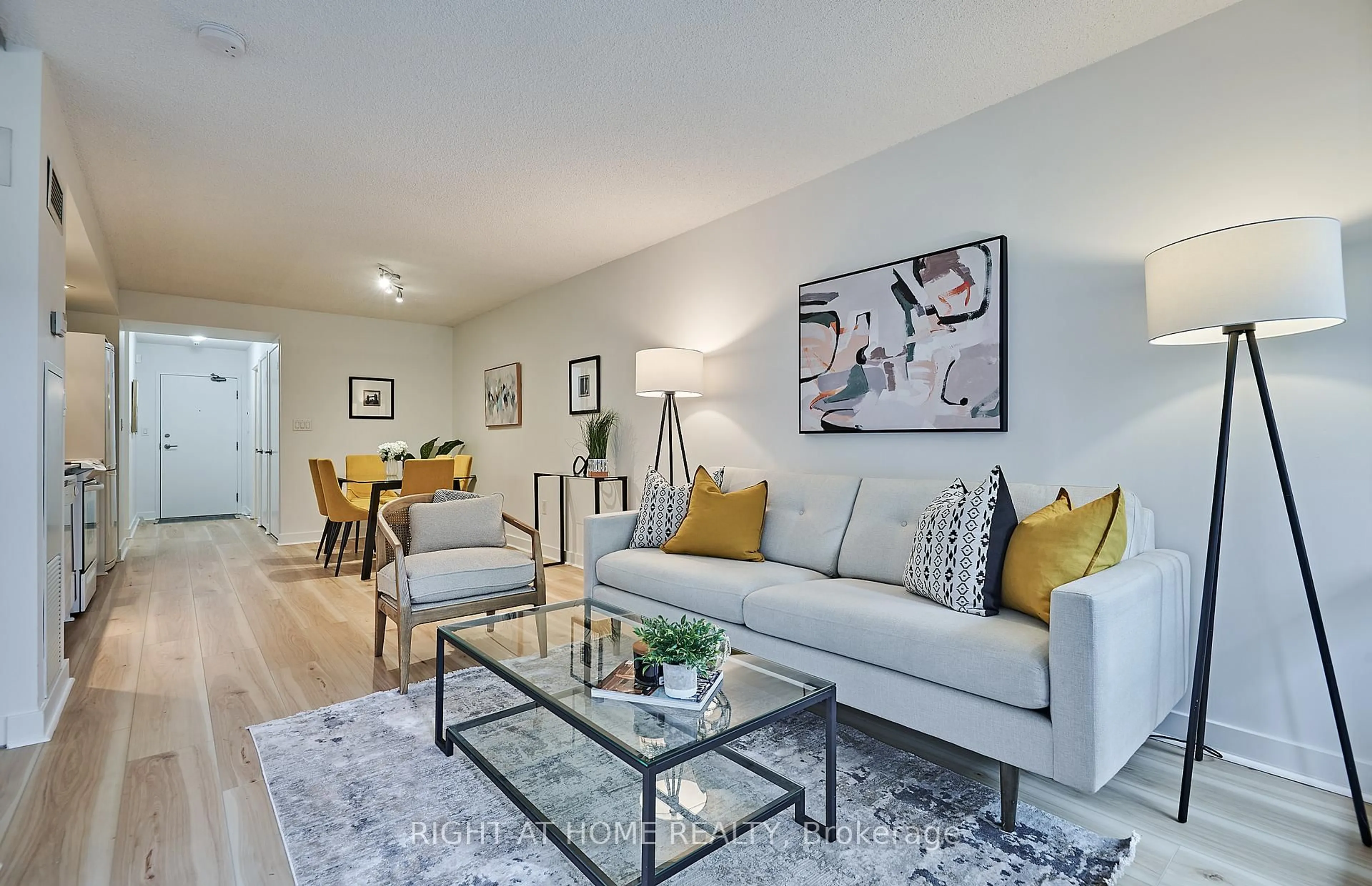 Living room with furniture, unknown for 4K Spadina Ave #323, Toronto Ontario M5V 3Y9