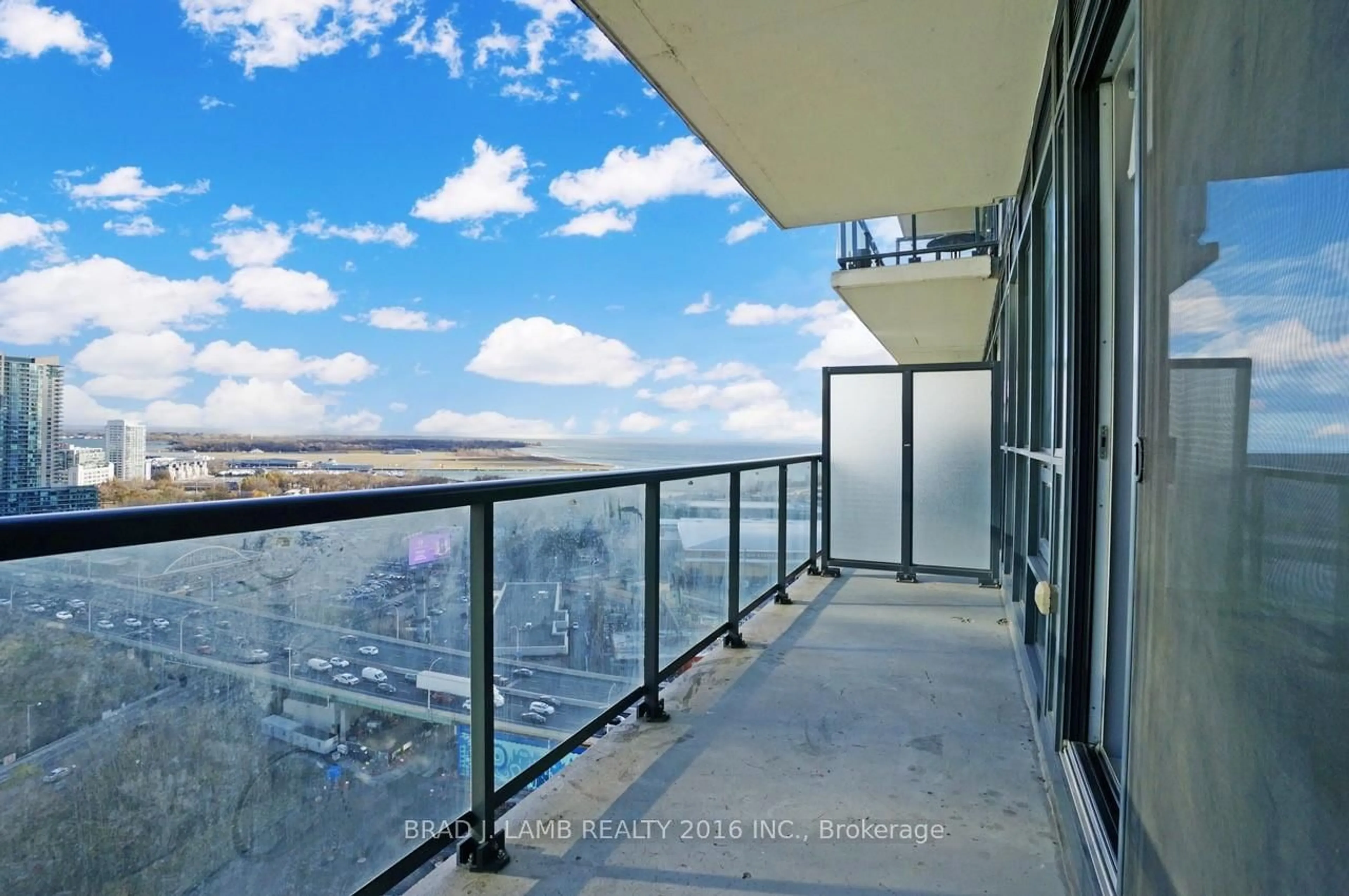 Balcony in the apartment, water/lake/river/ocean view for 51 East Liberty St #2211, Toronto Ontario M6K 3P8
