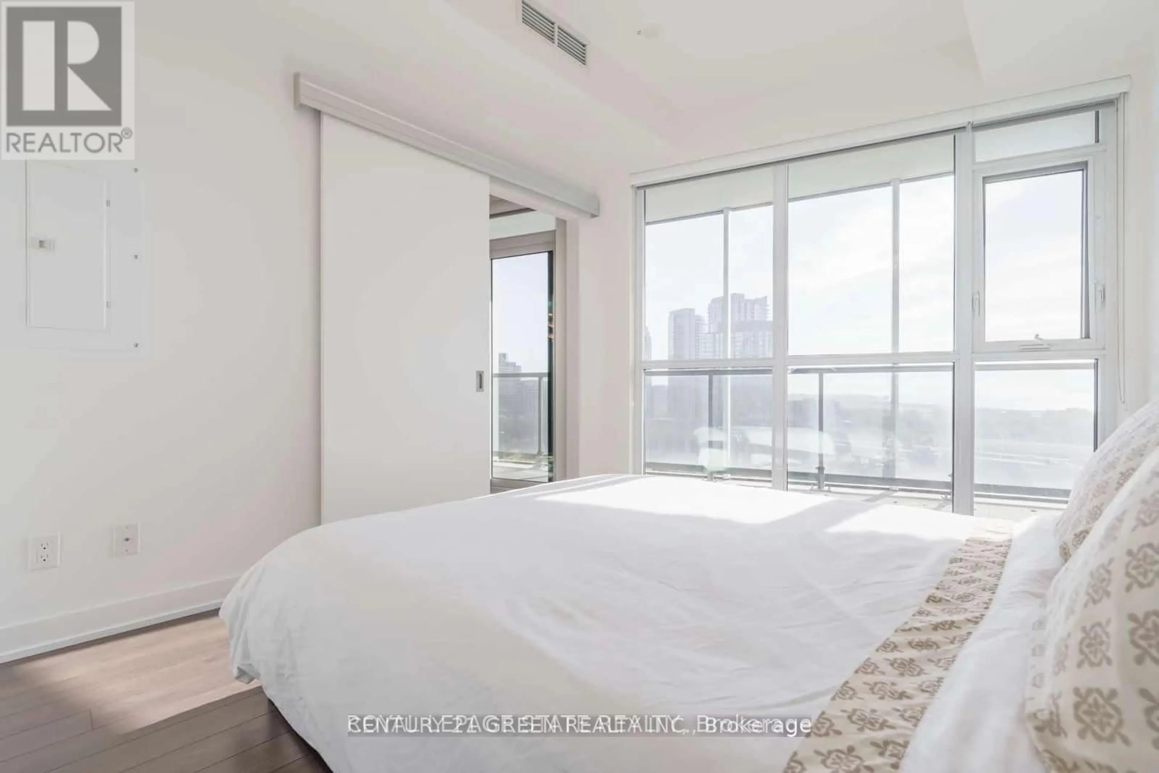 Bedroom with bed, unknown for 30 Ordnance St #1112, Toronto Ontario M6K 0C9