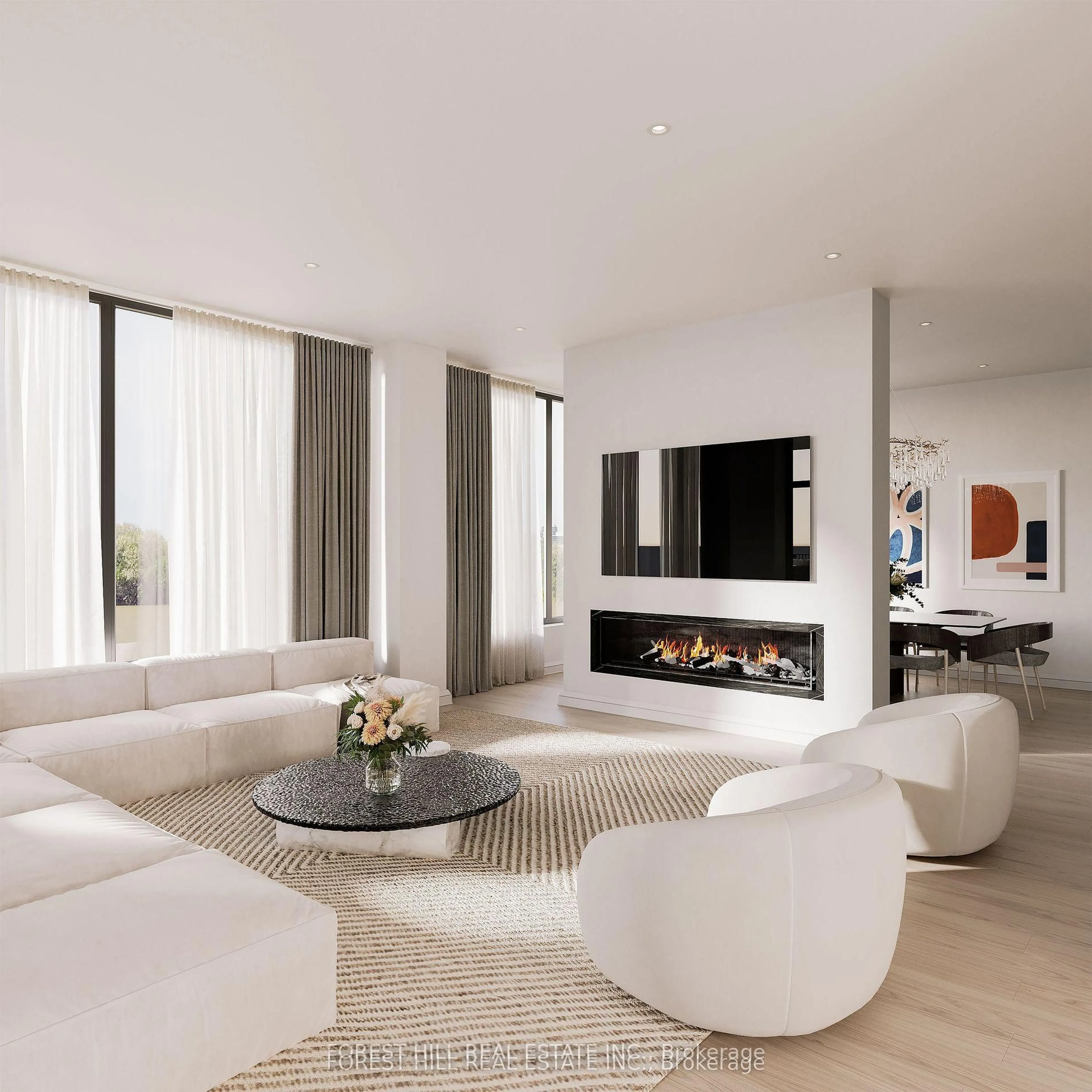 Living room with furniture, unknown for 2010 Bathurst St ##5B, Toronto Ontario M5P 0A8