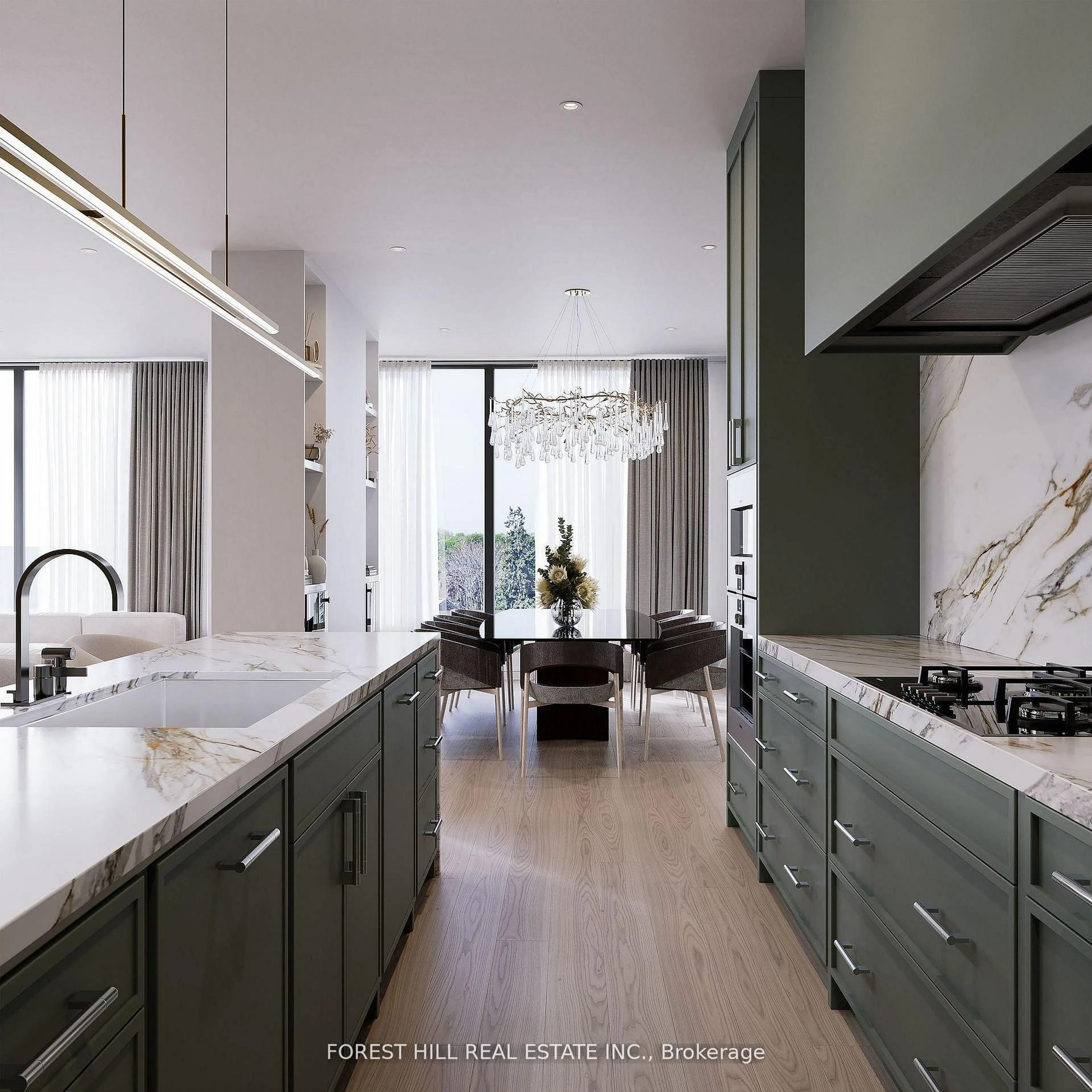 Contemporary kitchen, unknown for 2010 Bathurst St ##5B, Toronto Ontario M5P 0A8