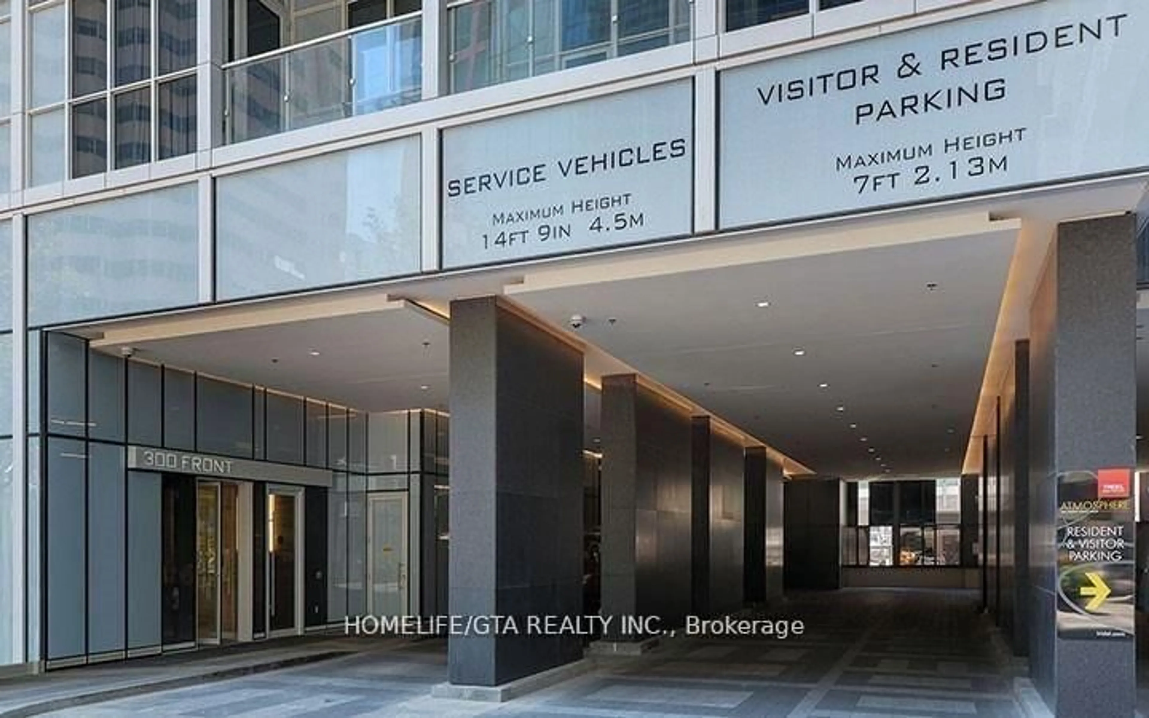 Indoor foyer for 300 Front St #3214, Toronto Ontario M5V 0E9