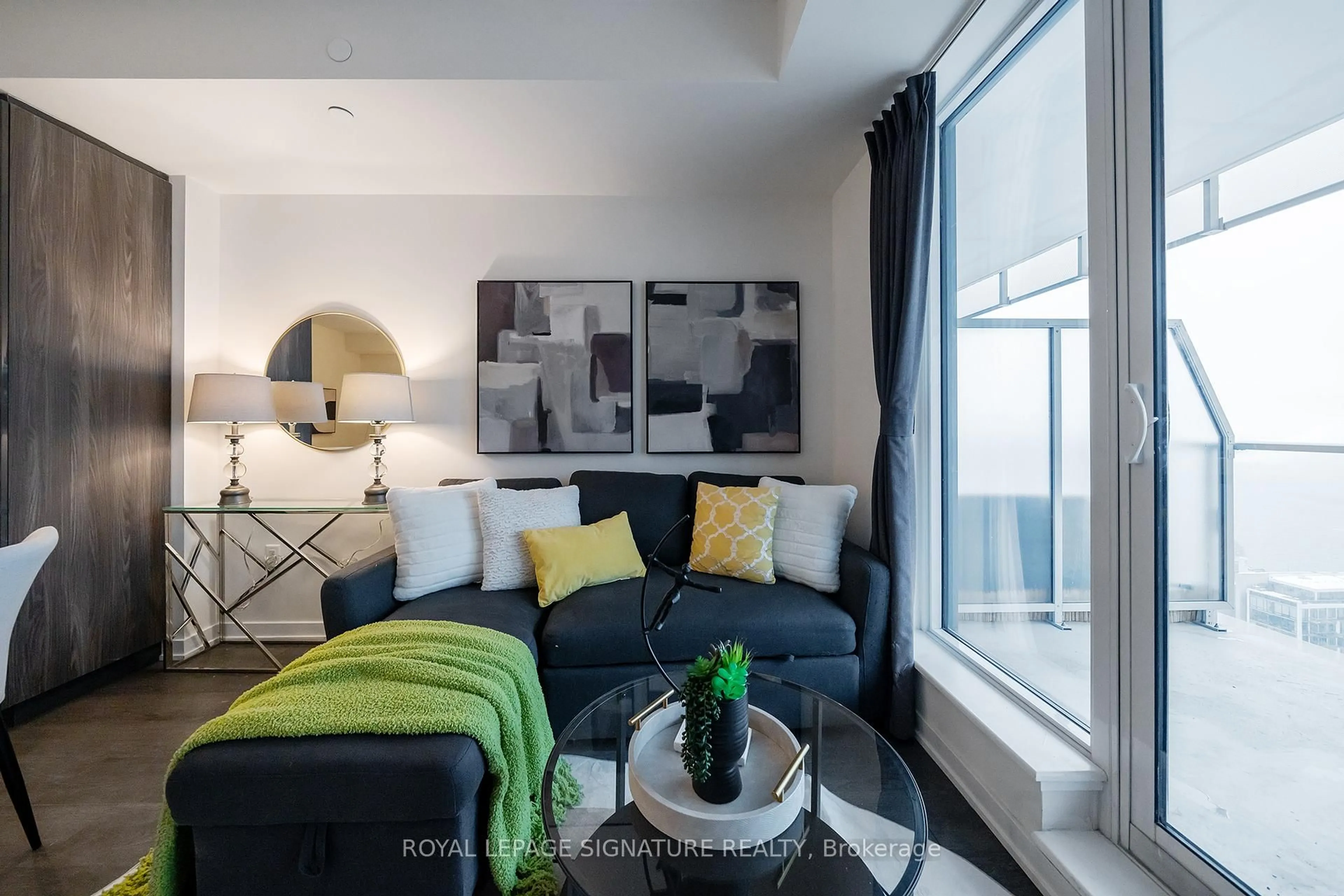 Living room with furniture, unknown for 28 Freeland St #2410, Toronto Ontario M5E 0E3