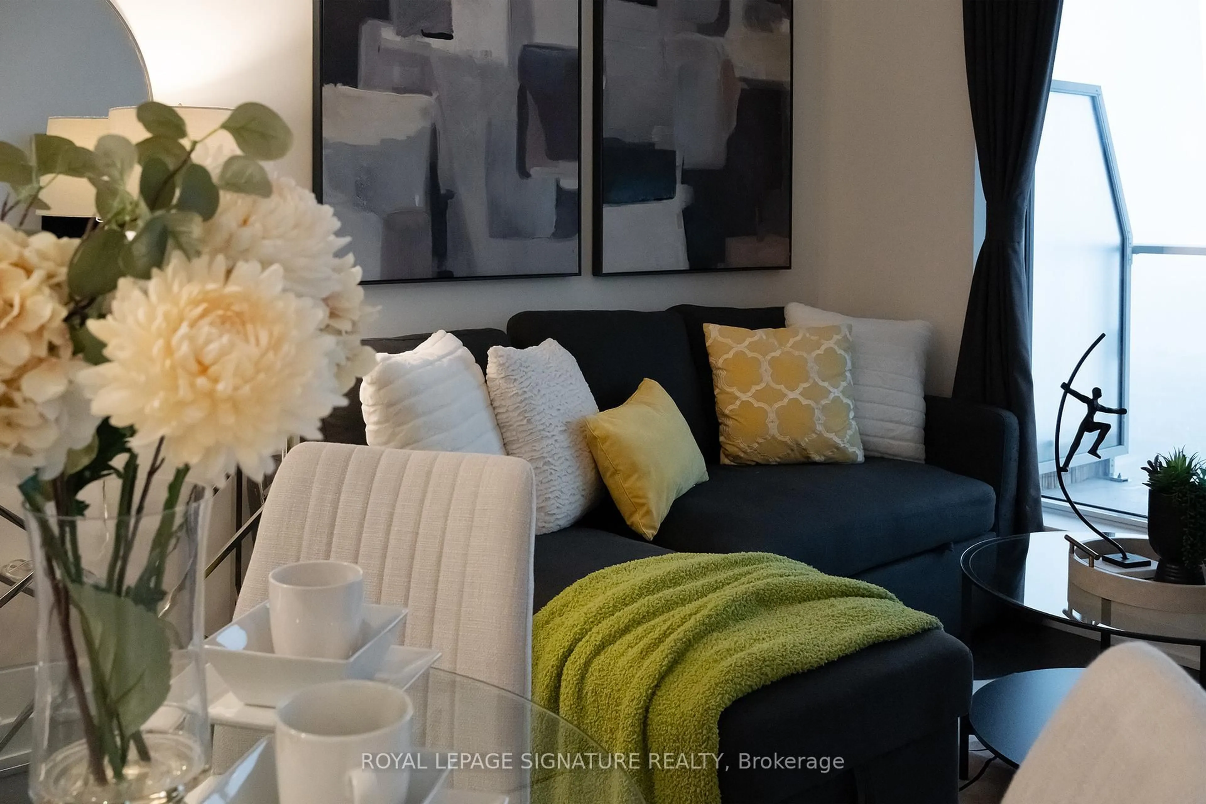 Living room with furniture, unknown for 28 Freeland St #2410, Toronto Ontario M5E 0E3