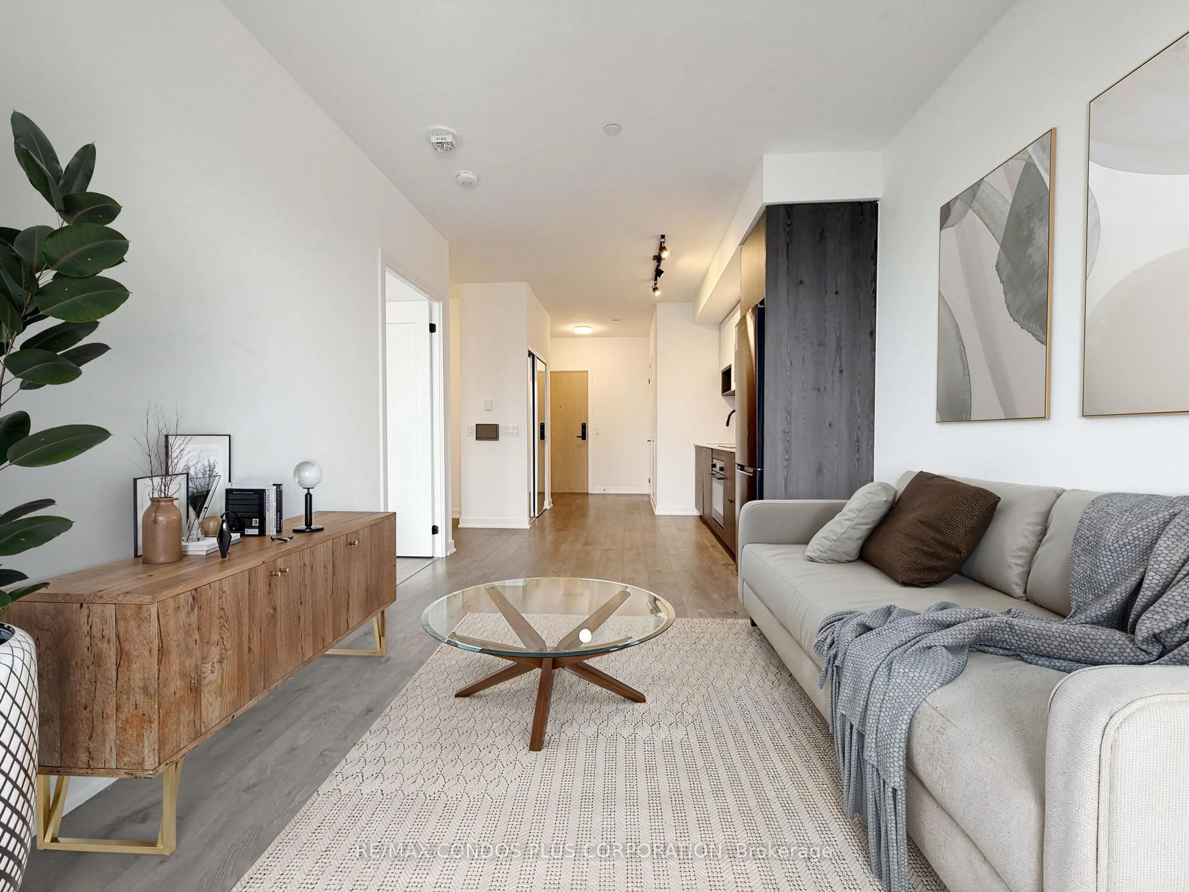 Living room with furniture, unknown for 5 Defries St #925, Toronto Ontario M5A 0W7