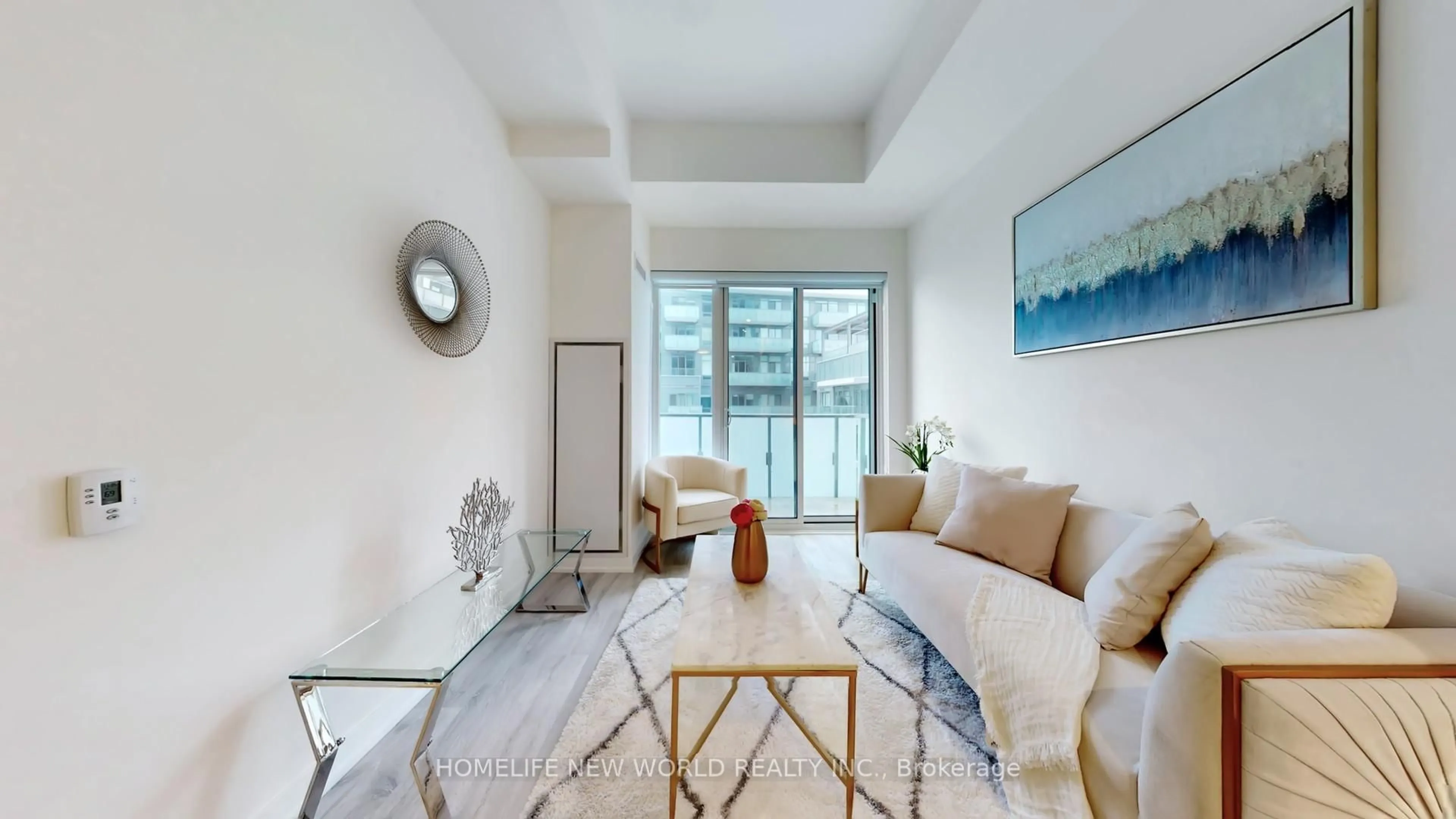 Living room with furniture, unknown for 7 Golden Lion Hts #N825, Toronto Ontario M2M 0C1