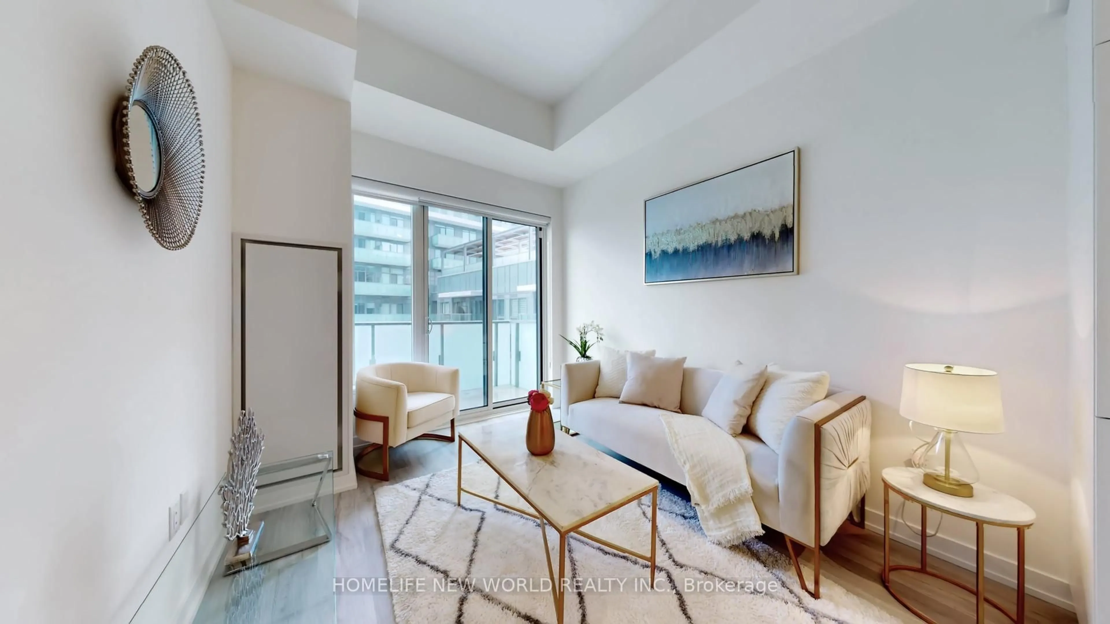 Living room with furniture, unknown for 7 Golden Lion Hts #N825, Toronto Ontario M2M 0C1