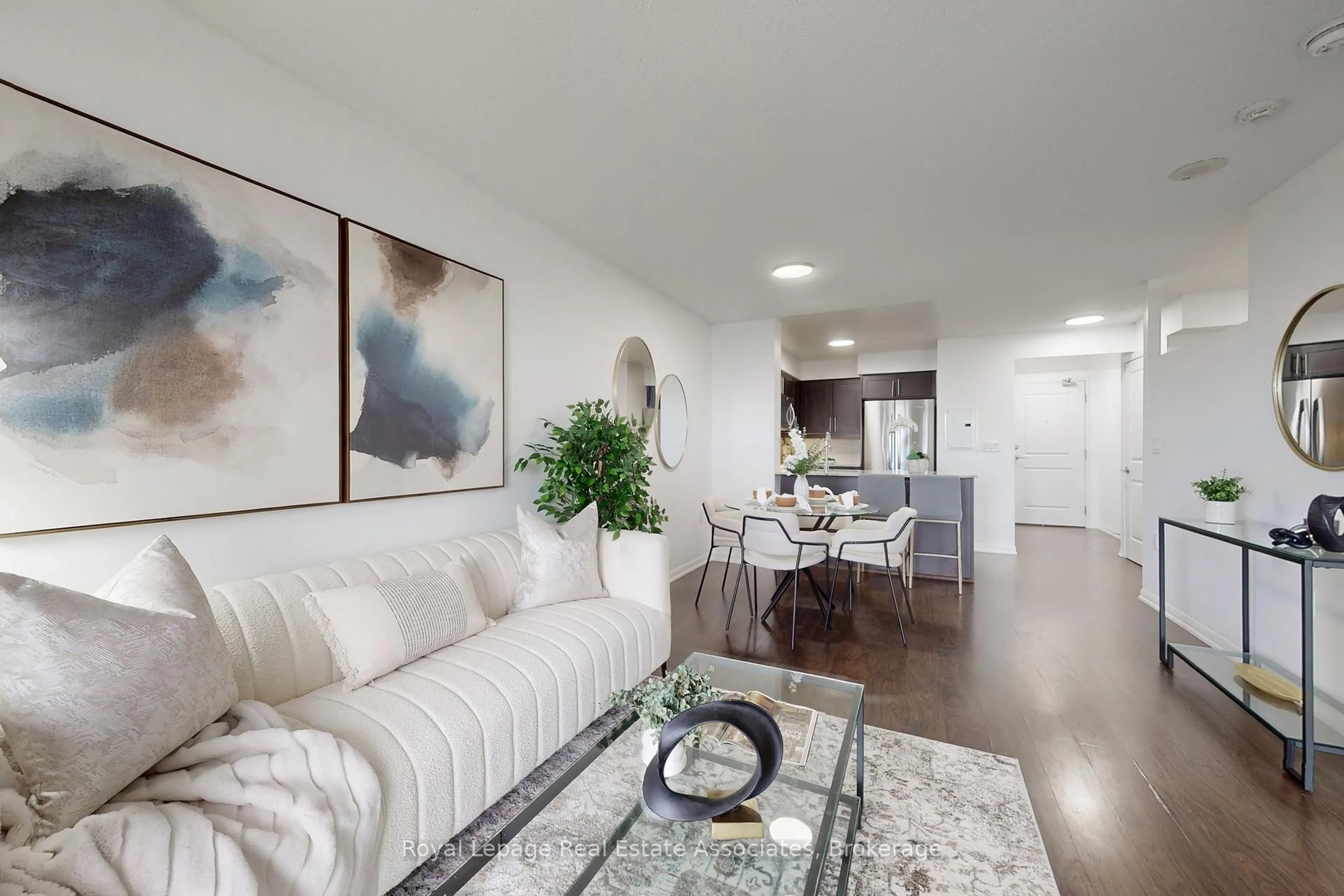 Living room with furniture, unknown for 125 Western Battery Rd #2113, Toronto Ontario M6K 3R8