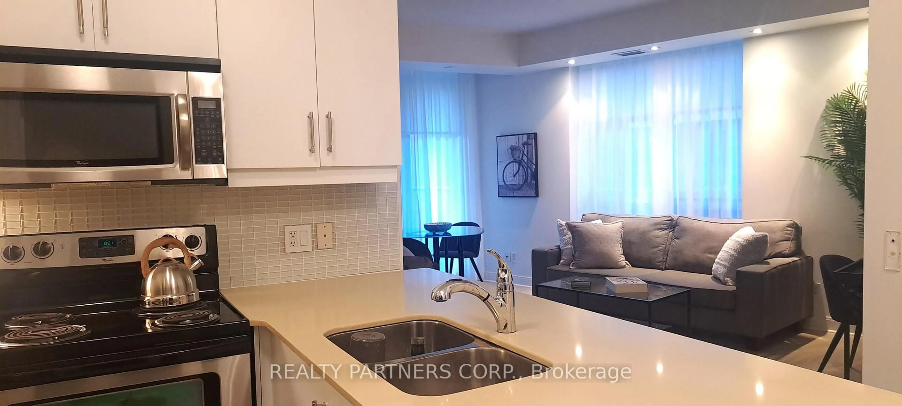 Open concept kitchen, unknown for 1 Scott St #507, Toronto Ontario M5E 1A1