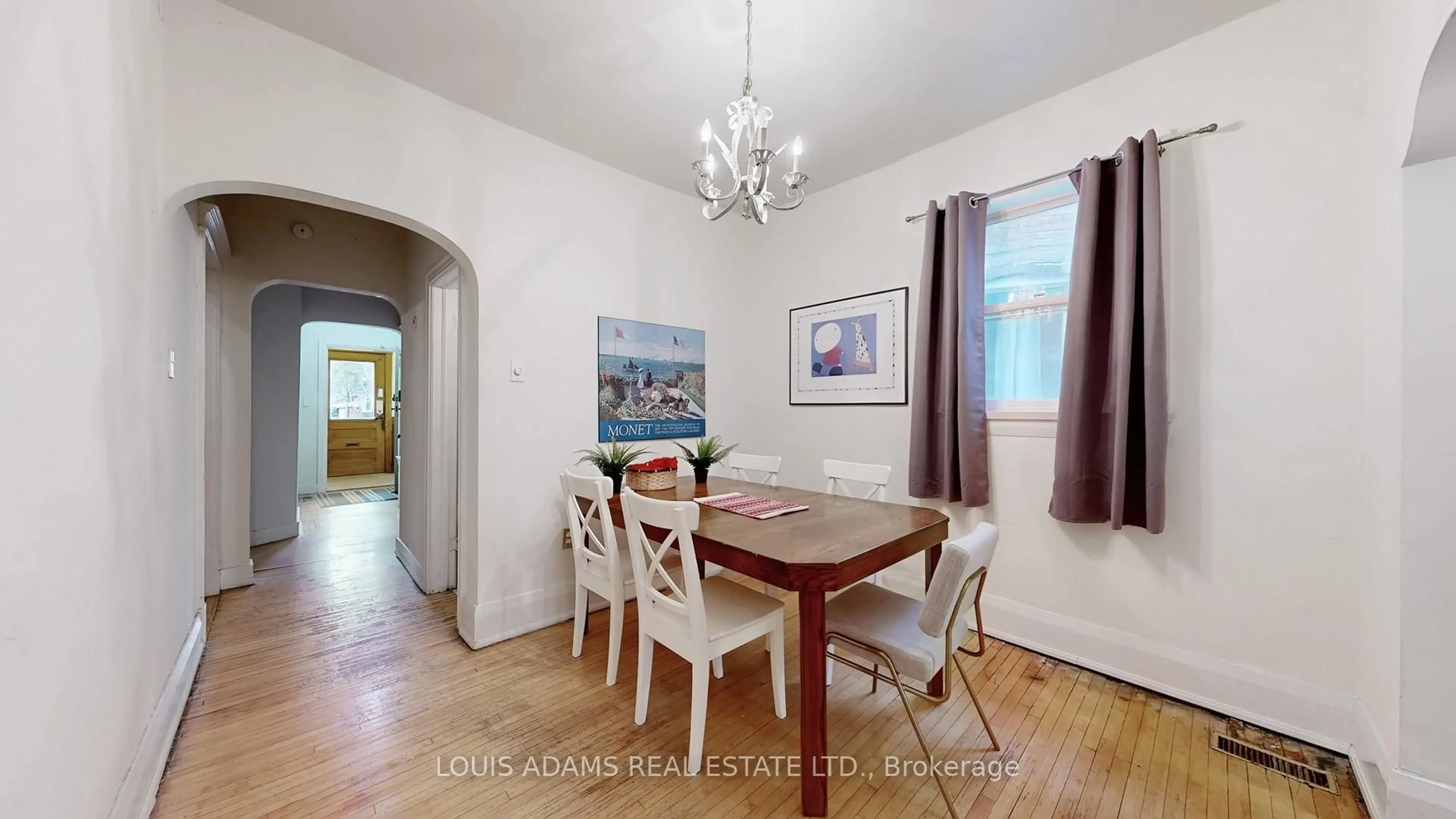 Dining room, wood/laminate floor for 499 Palmerston Blvd, Toronto Ontario M6G 2P2