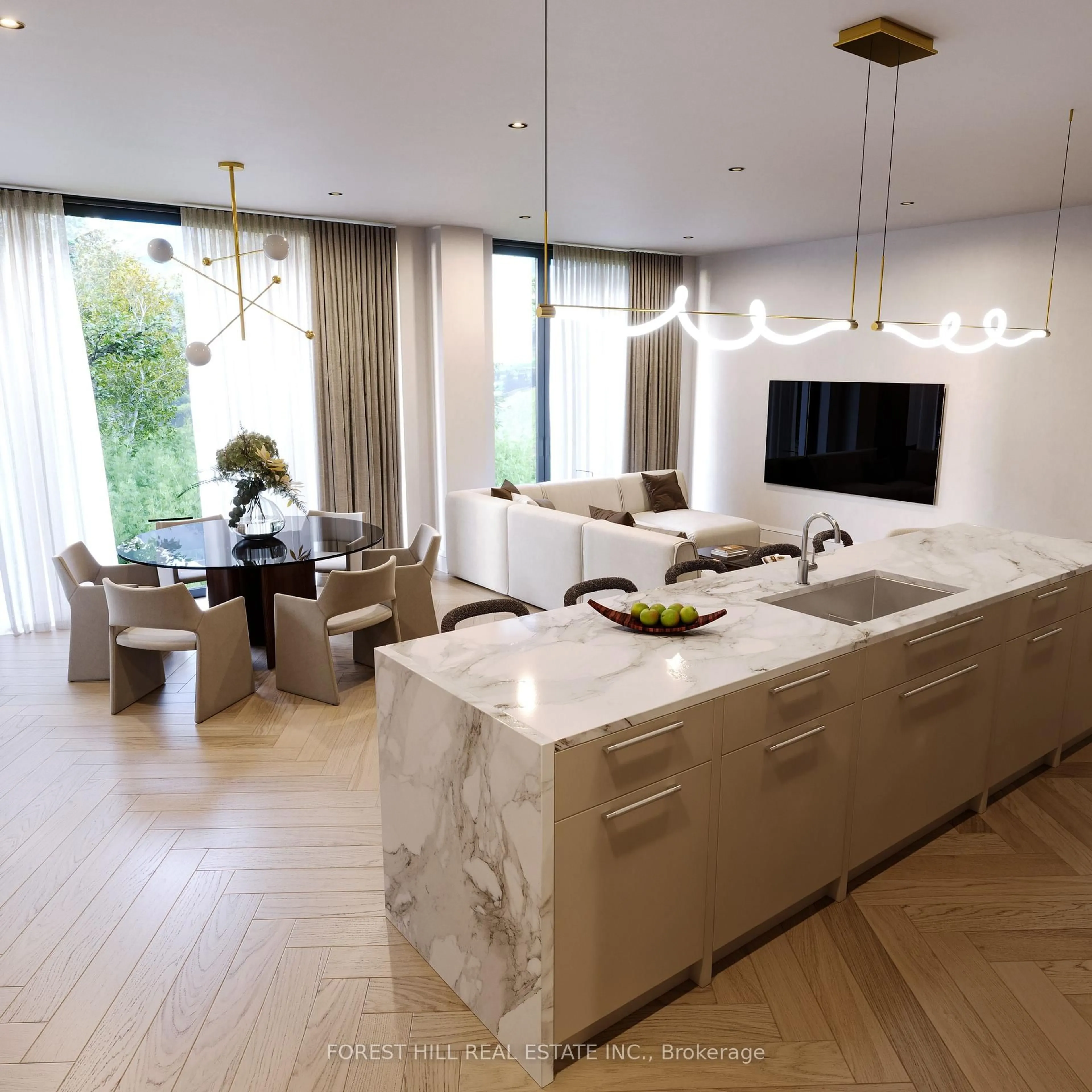 Open concept kitchen, unknown for 2010 Bathurst St #3B, Toronto Ontario M5P 0A8