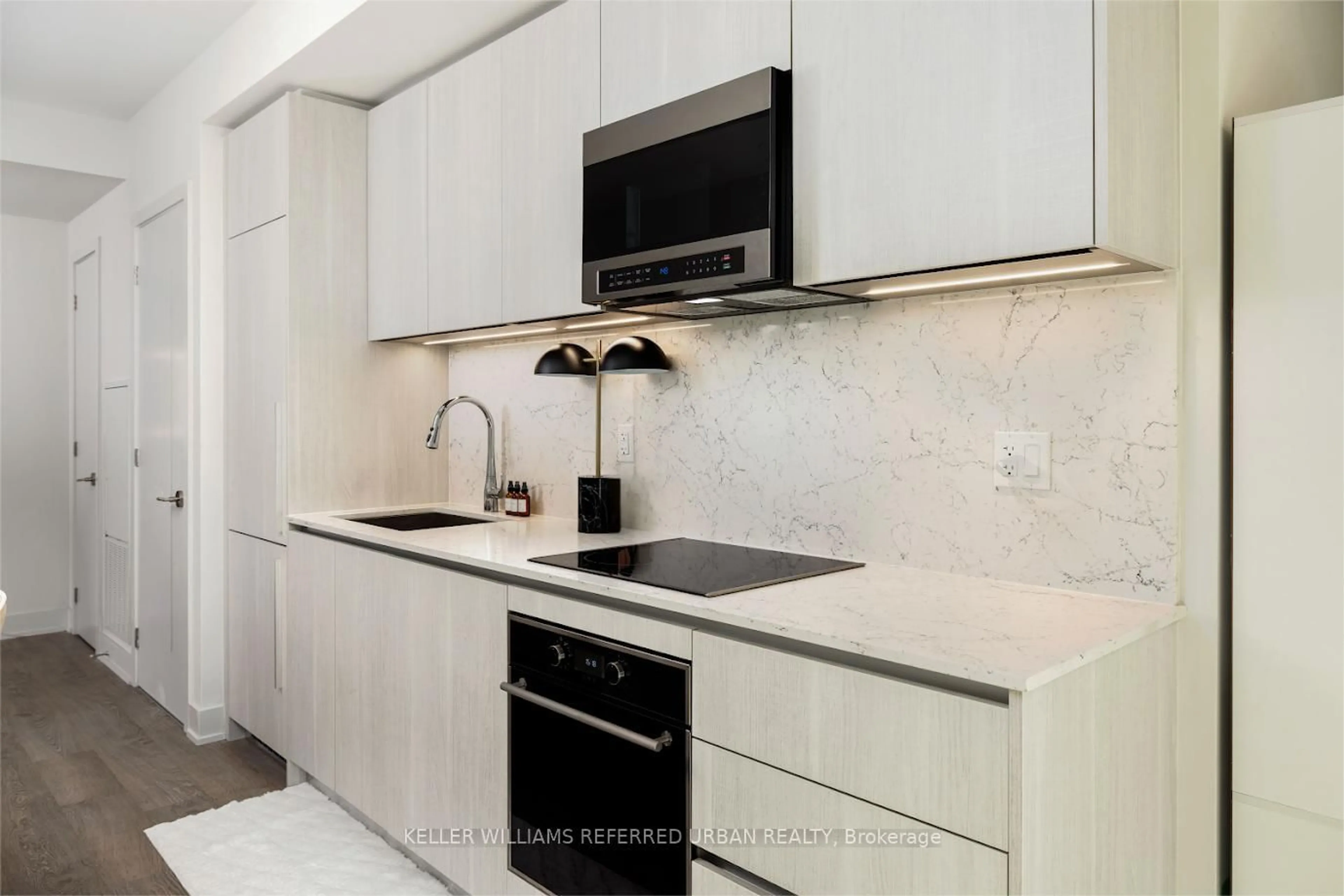 Standard kitchen, ceramic/tile floor for 8 Cumberland St #301, Toronto Ontario M4W 0B6