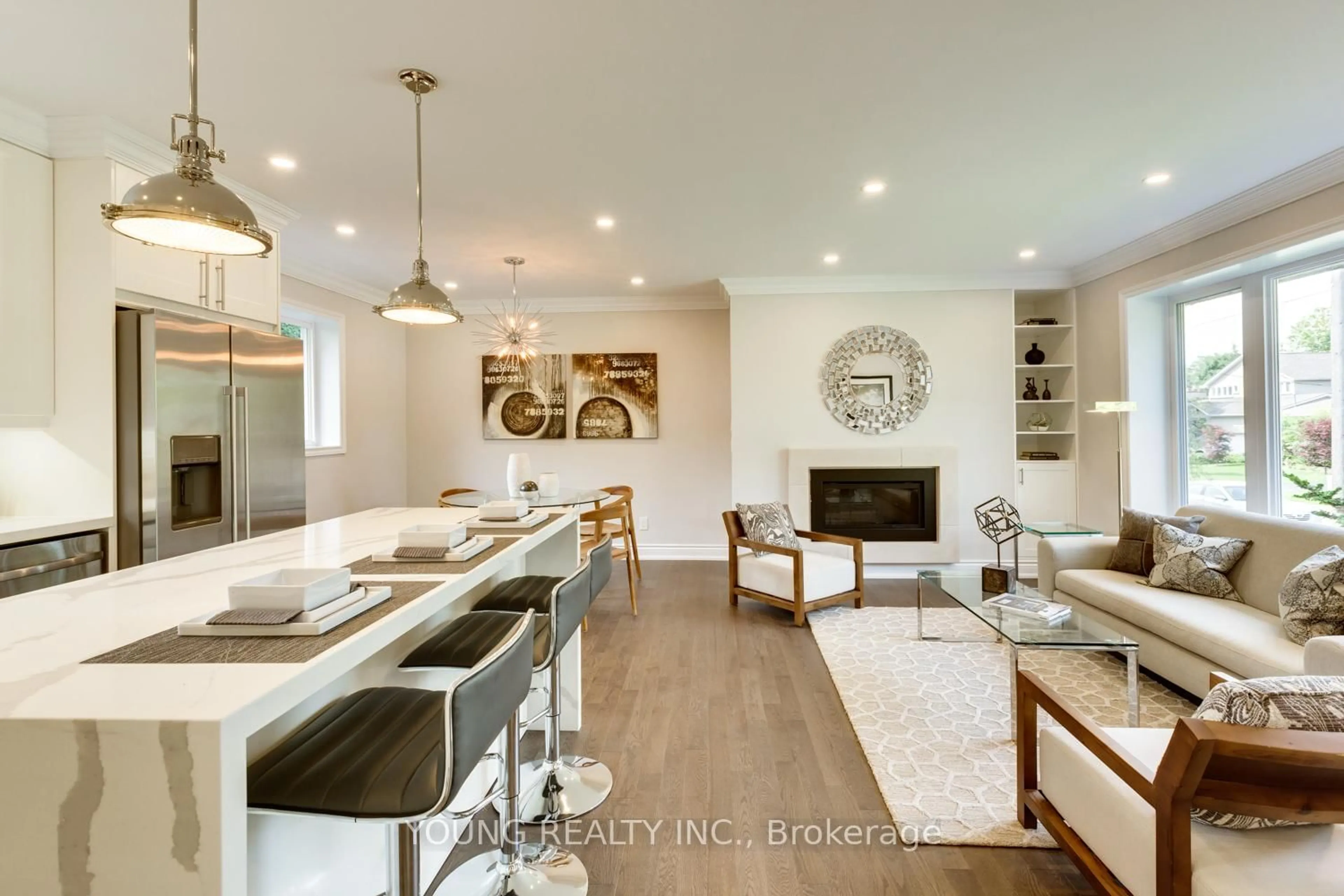 Open concept kitchen, unknown for 21 Bathford Cres, Toronto Ontario M2J 2S3