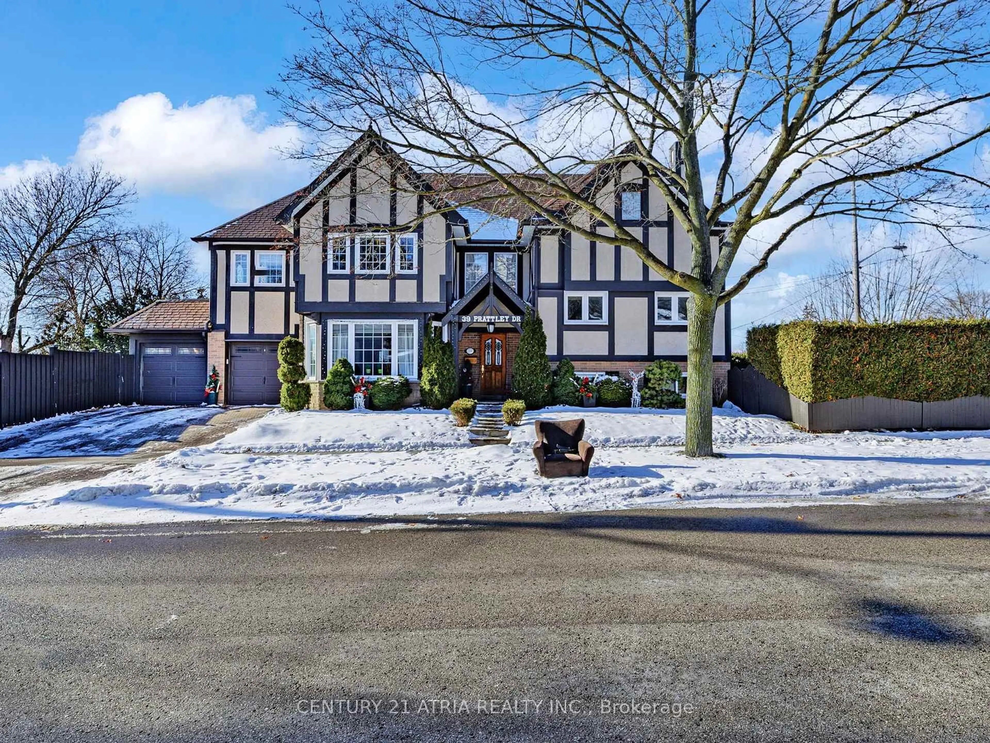 Home with brick exterior material, street for 39 Prattley Dr, Toronto Ontario M2J 2K1