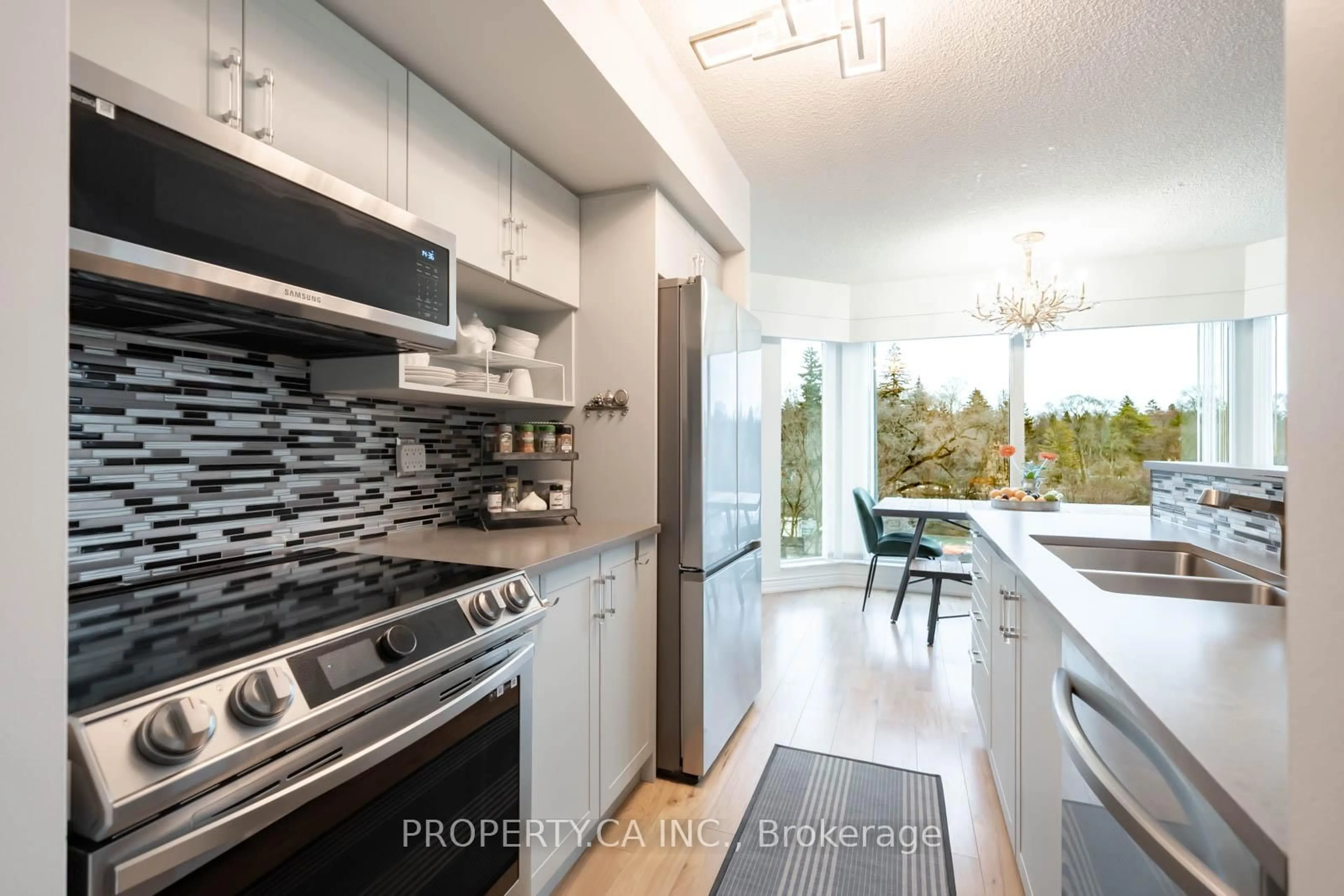 Contemporary kitchen, ceramic/tile floor for 97 Lawton Blvd #202, Toronto Ontario M4V 1Z6