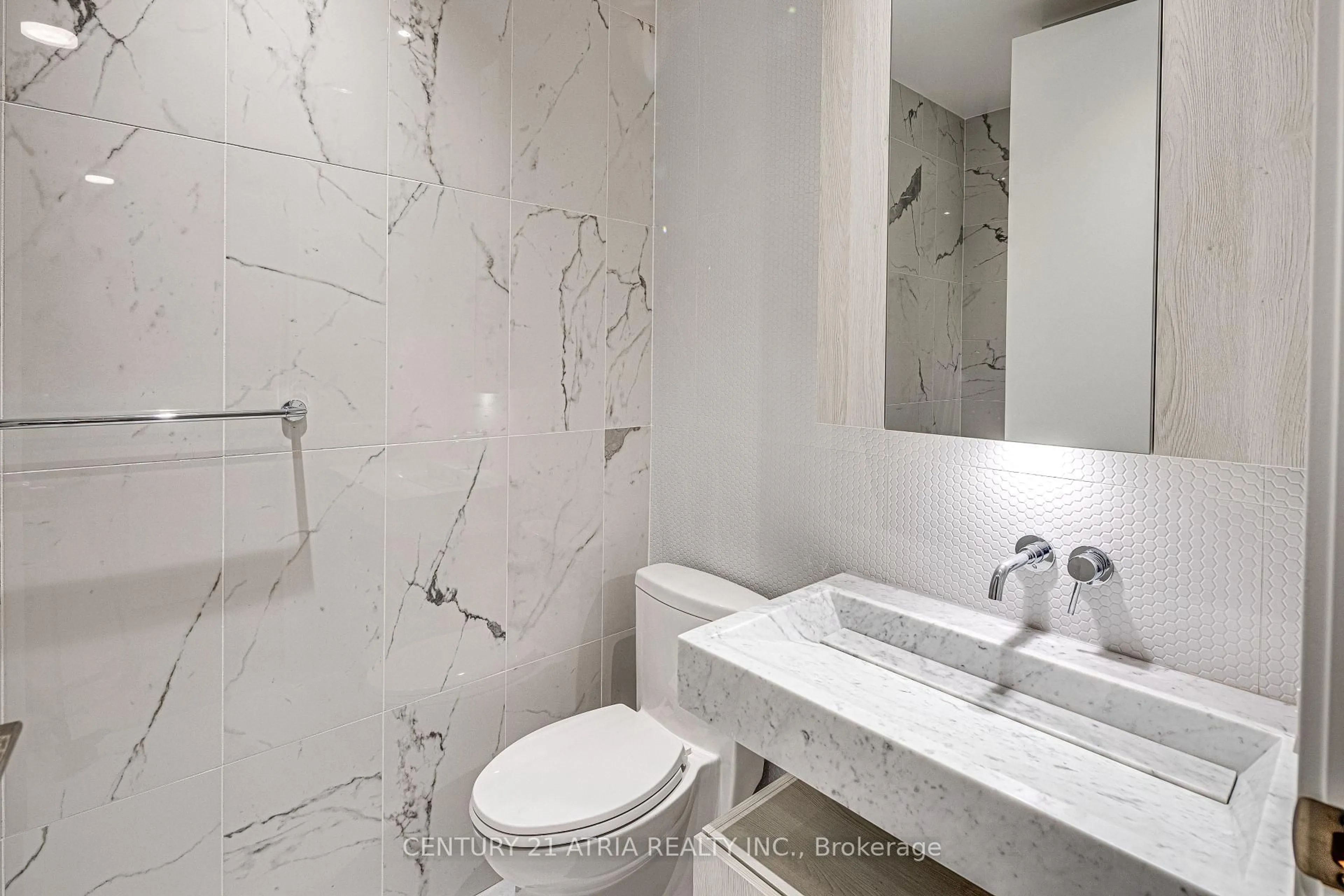 Standard bathroom, ceramic/tile floor for 11 Yorkville Ave #6303, Toronto Ontario M4W 0B7