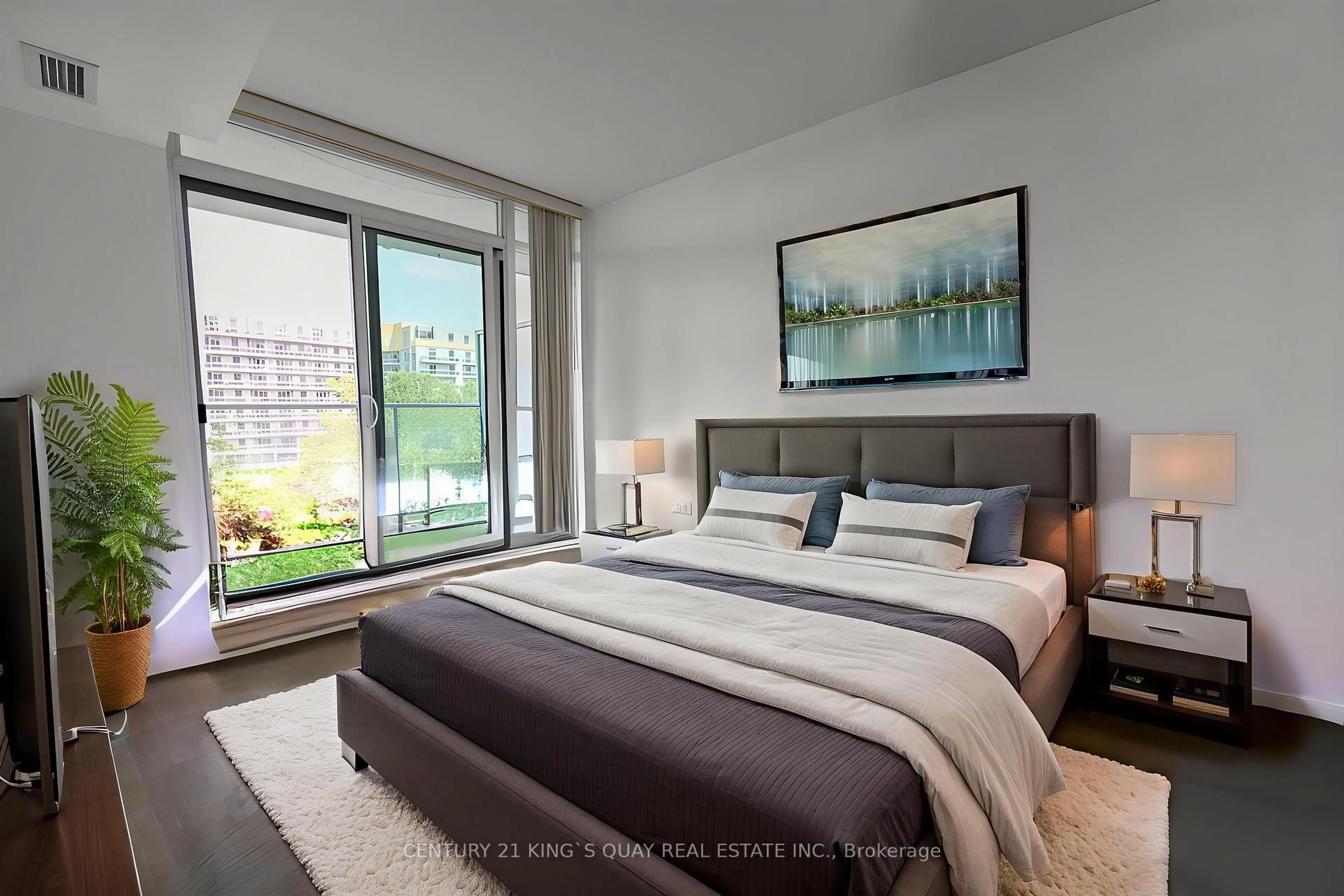 Bedroom with bed, unknown for 33 Singer Crt #601, Toronto Ontario M2K 0B4