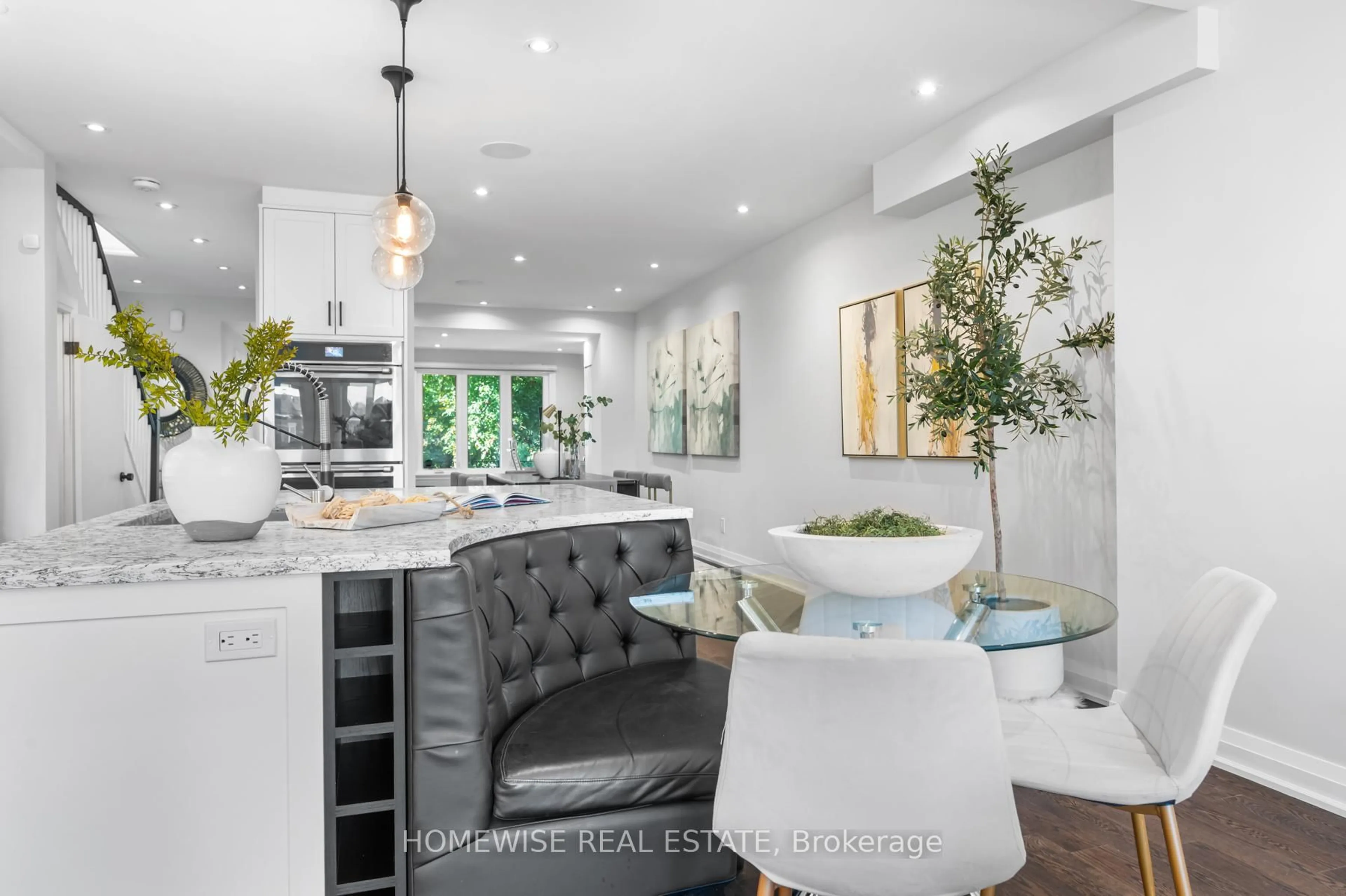 Contemporary kitchen, ceramic/tile floor for 17 Earnscliffe Rd, Toronto Ontario M6E 1J4