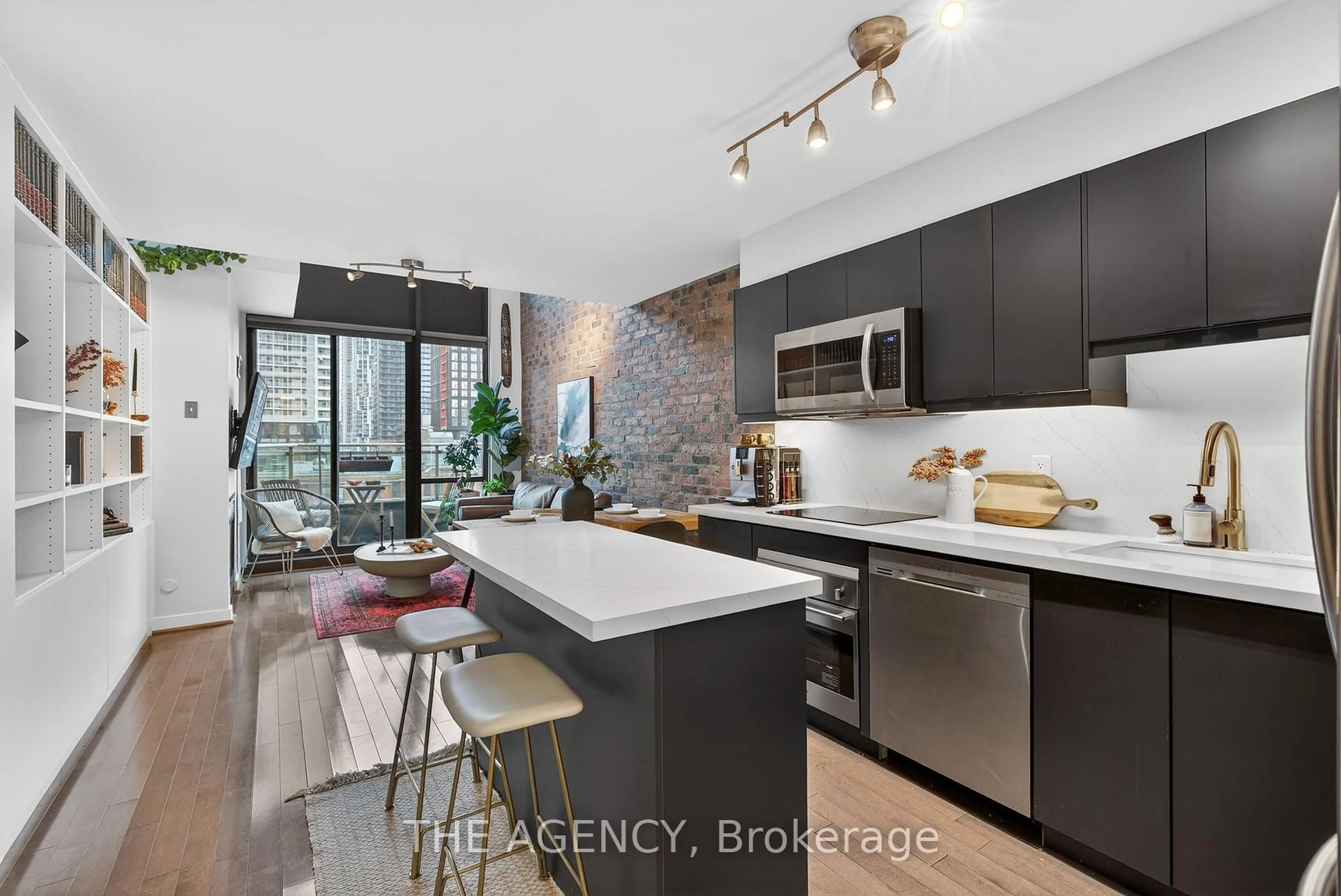 Open concept kitchen, unknown for 77 Lombard St #904, Toronto Ontario M5C 3E1