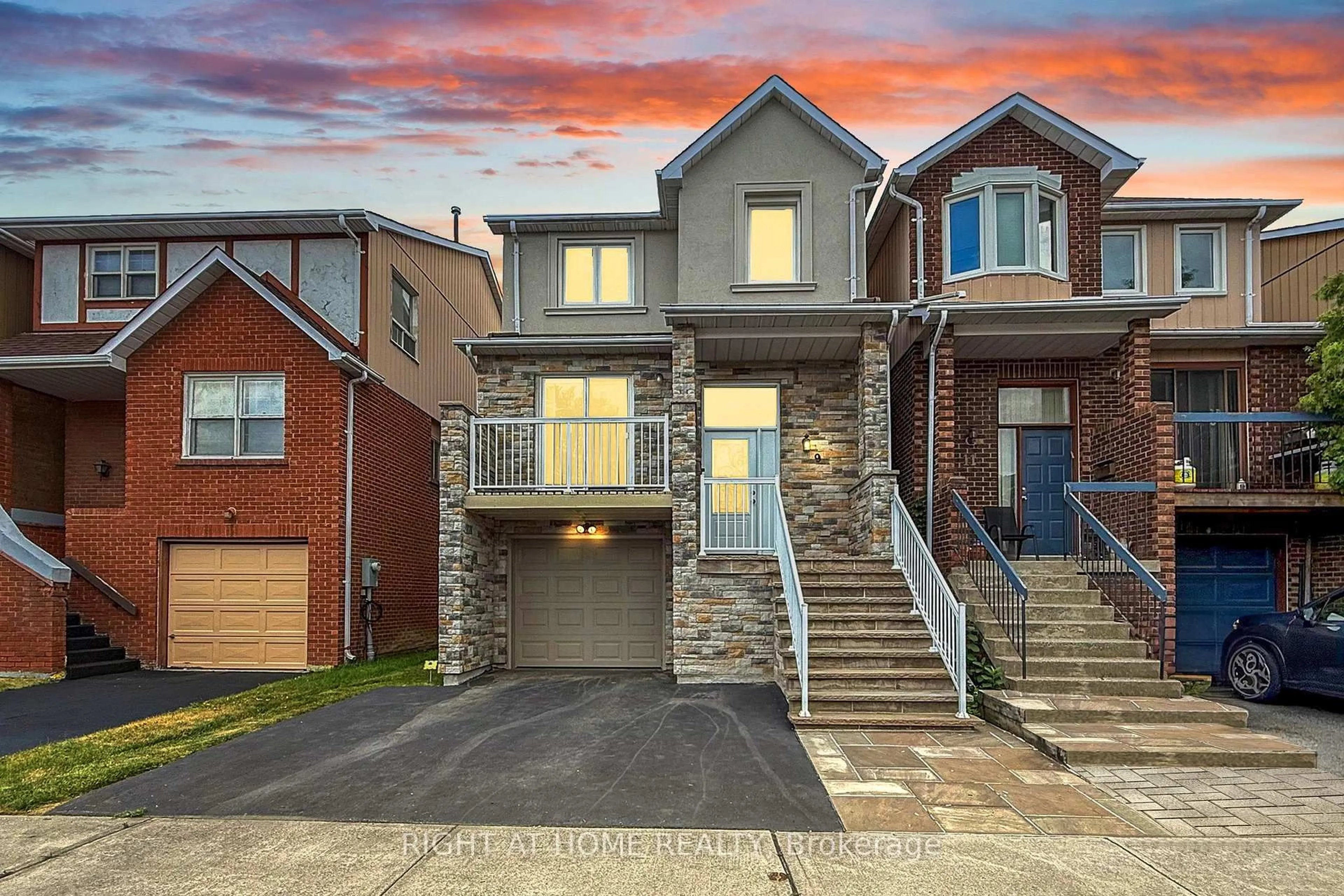 Home with brick exterior material, street for 9 Festival Dr, Toronto Ontario M2R 3T9