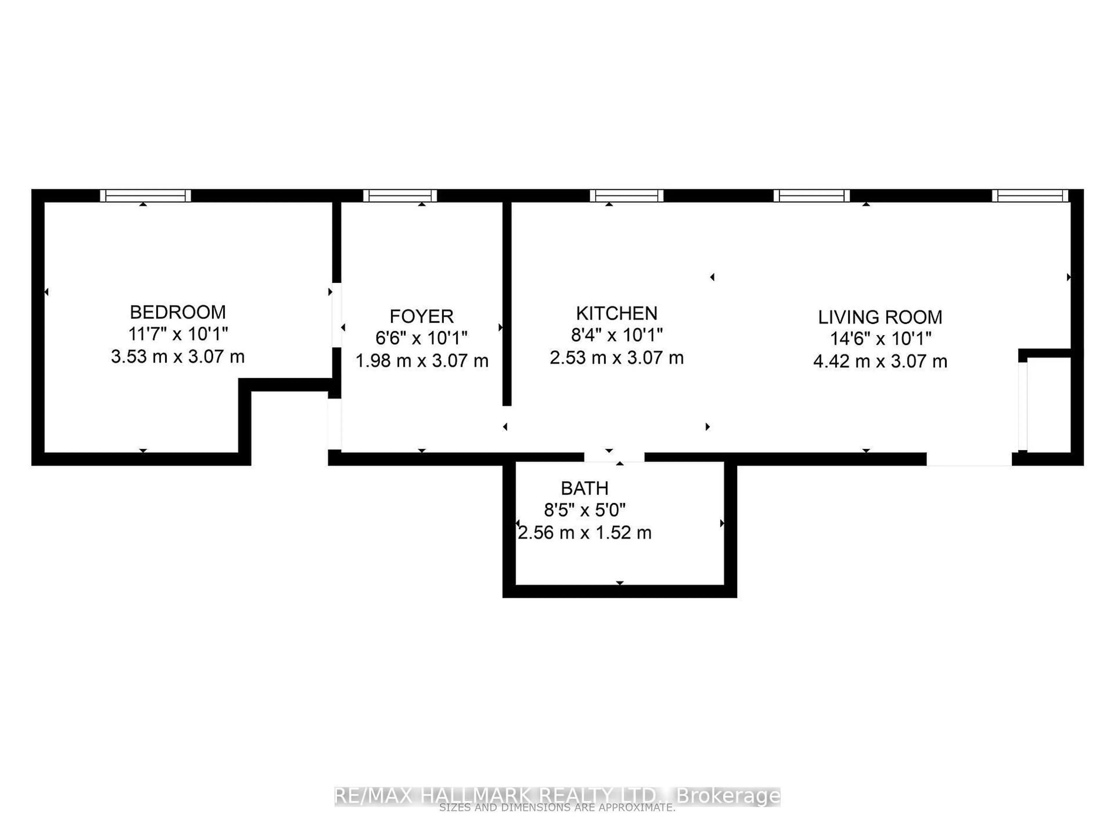 Floor plan for 327 Vaughan Rd, Toronto Ontario M6C 2N5