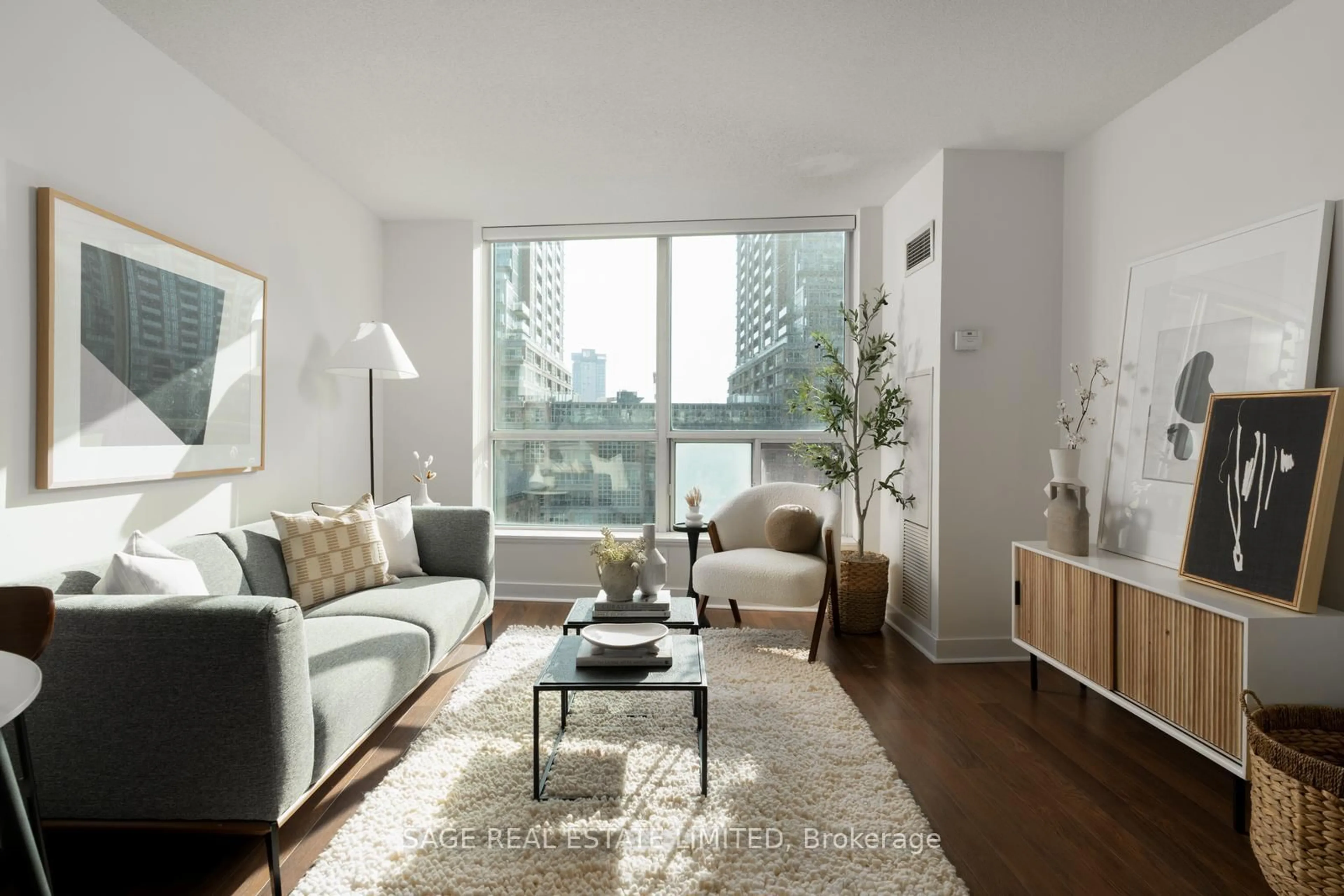 Living room with furniture, unknown for 50 Lynn Williams St #406, Toronto Ontario M6K 3R9