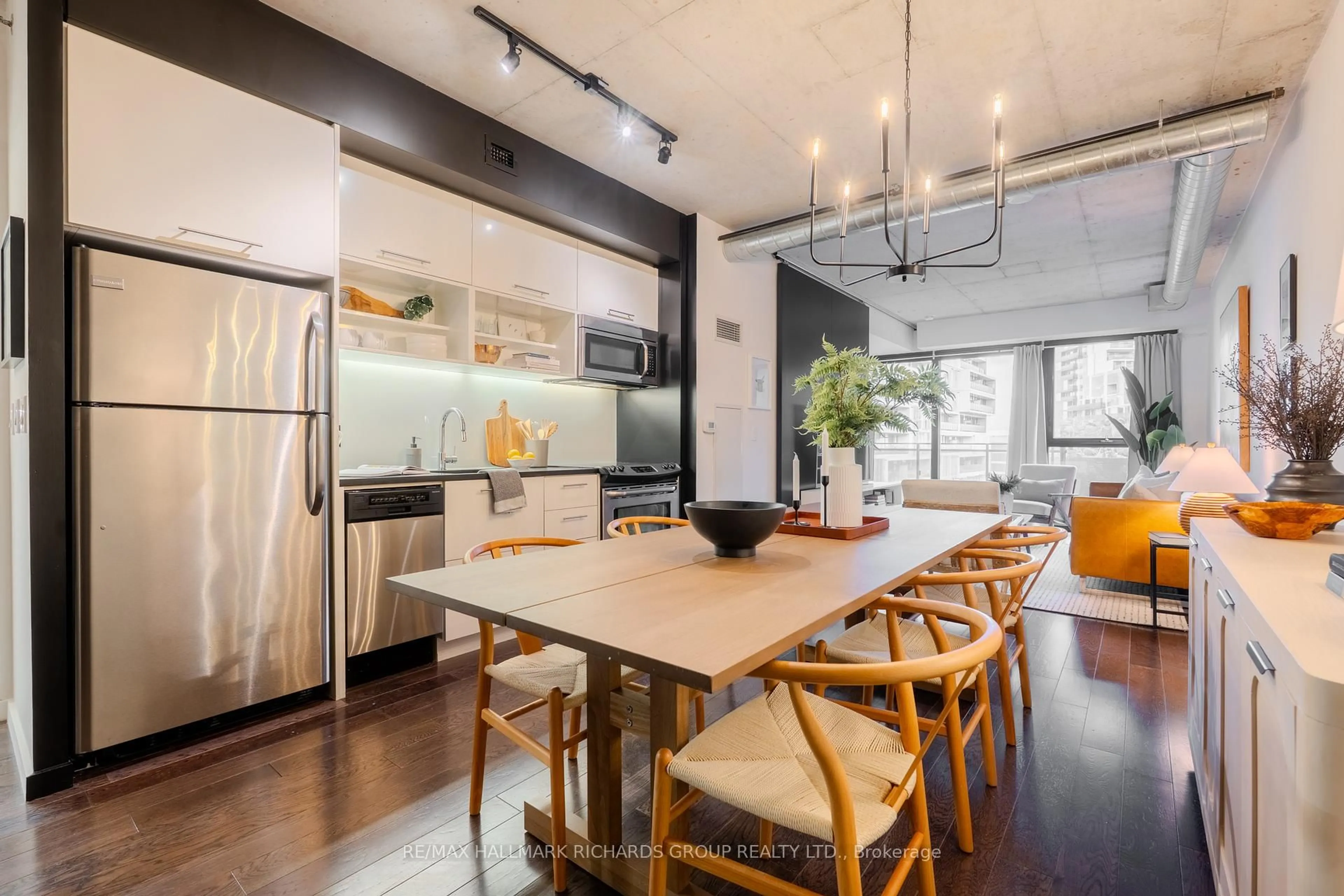 Open concept kitchen, unknown for 51 Trolley Cres #613, Toronto Ontario M5A 0E9