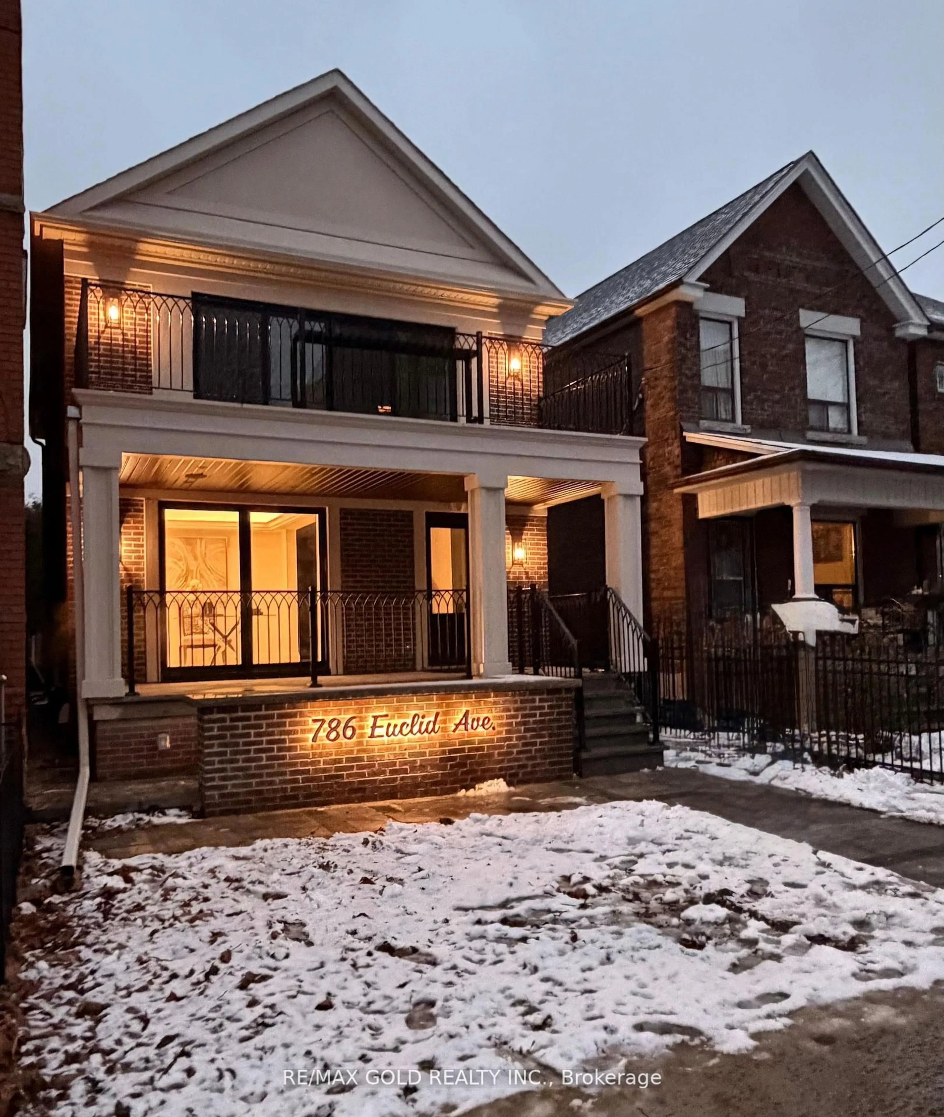 Home with brick exterior material, street for 786 Euclid Ave, Toronto Ontario M6G 2V4