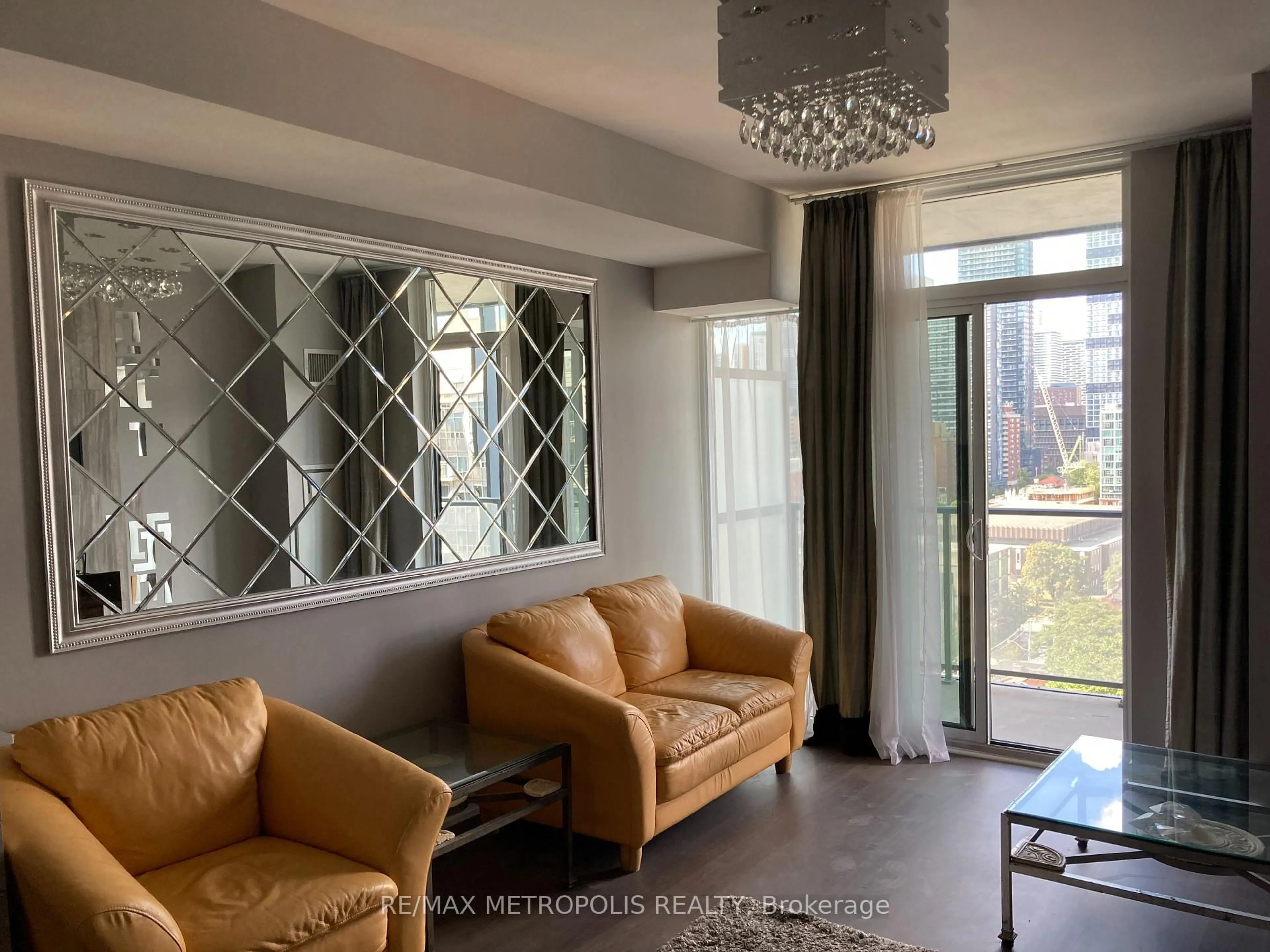 Living room with furniture, unknown for 105 George St #1302, Toronto Ontario M5A 0L4