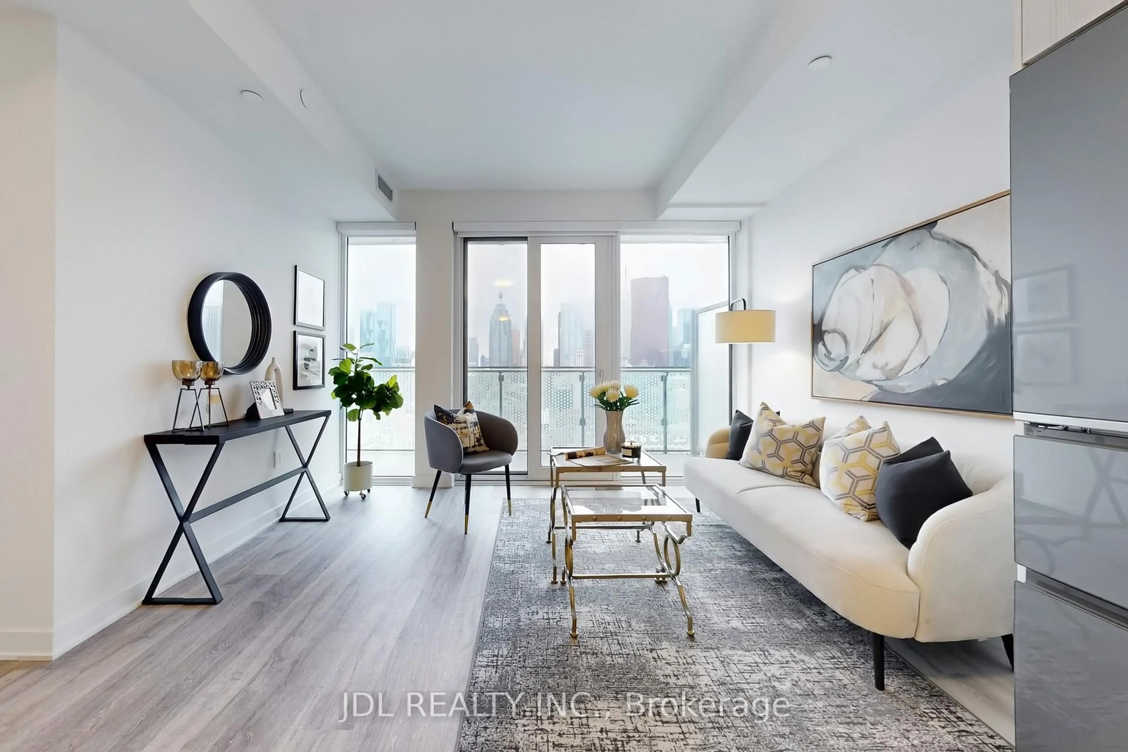 Living room with furniture, unknown for 135 Lower Sherbourne St #2827, Toronto Ontario M5A 1Y4