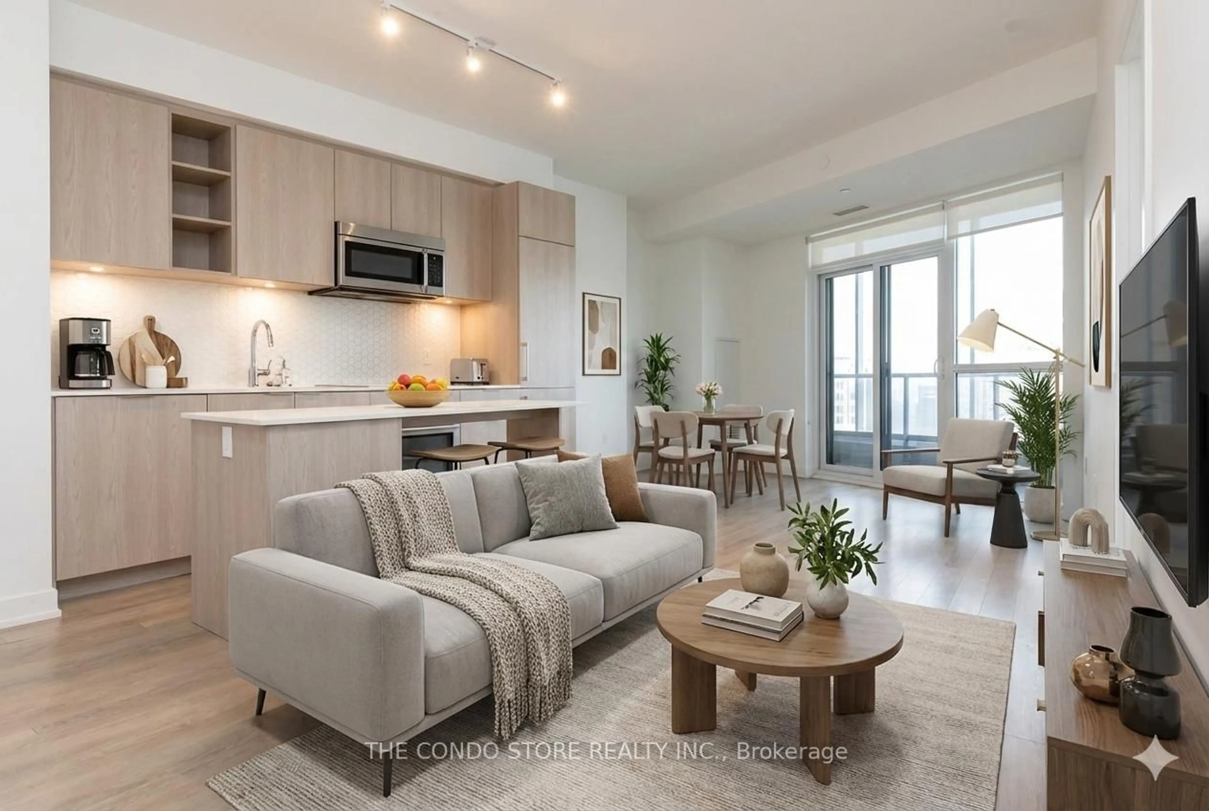 Living room with furniture, unknown for 50 Ordnance St #707, Toronto Ontario M6K 0C9