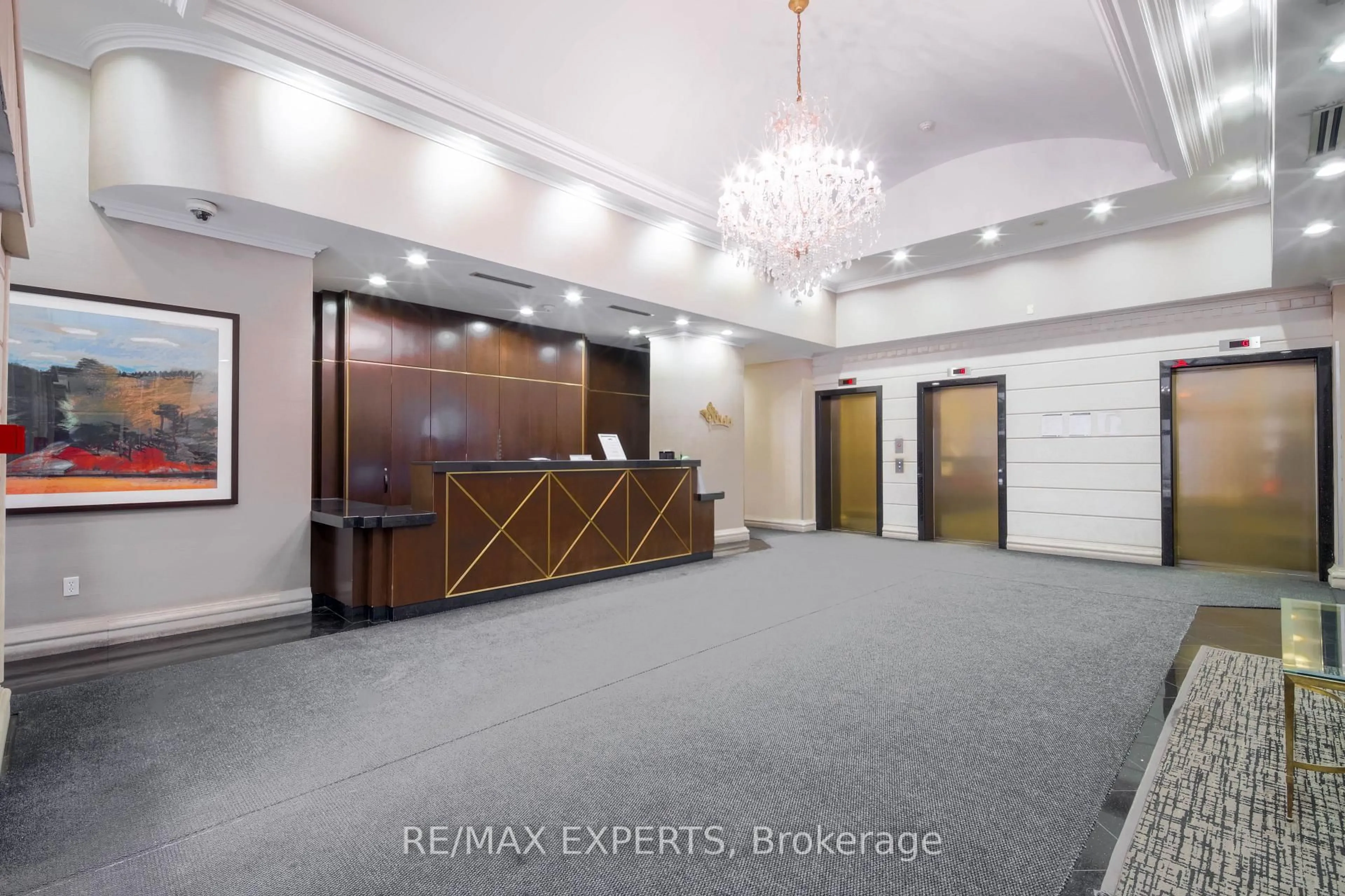 Lobby for 7 Lorraine Dr #UPH-06, Toronto Ontario M2N 7H2