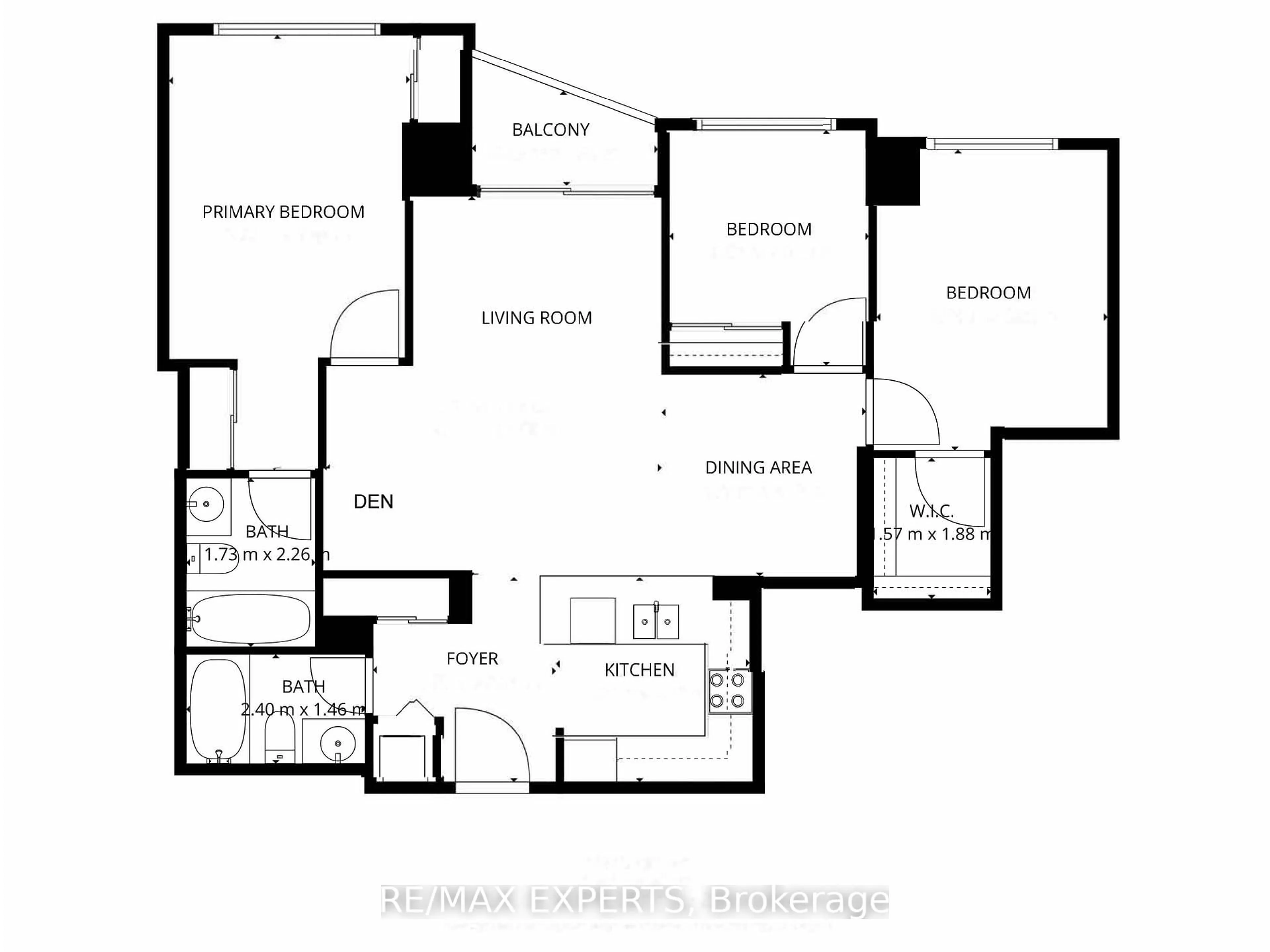 Floor plan for 7 Lorraine Dr #UPH-06, Toronto Ontario M2N 7H2
