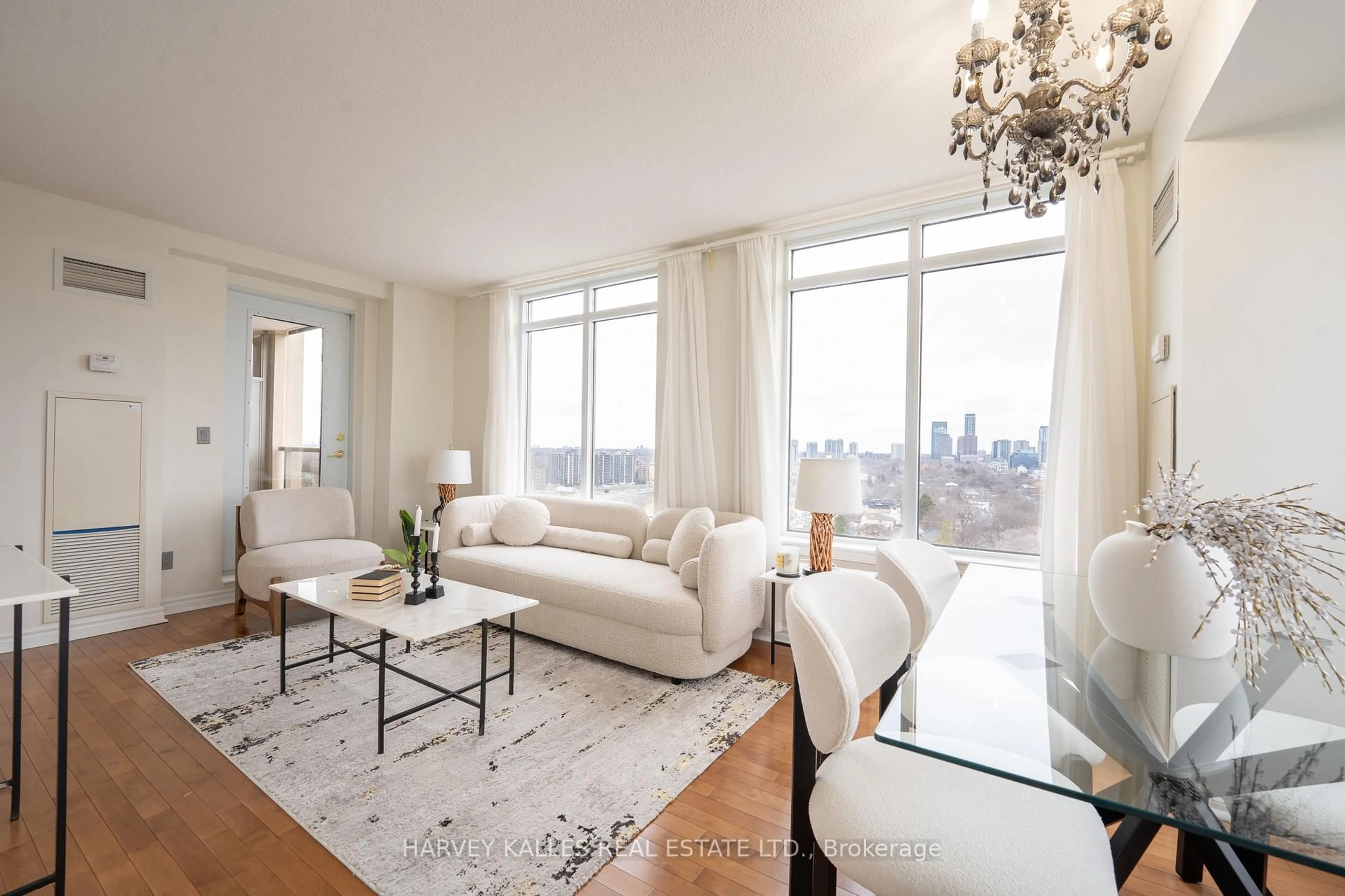 Living room with furniture, unknown for 18 Kenaston Gdns #1202, Toronto Ontario M2K 3C7