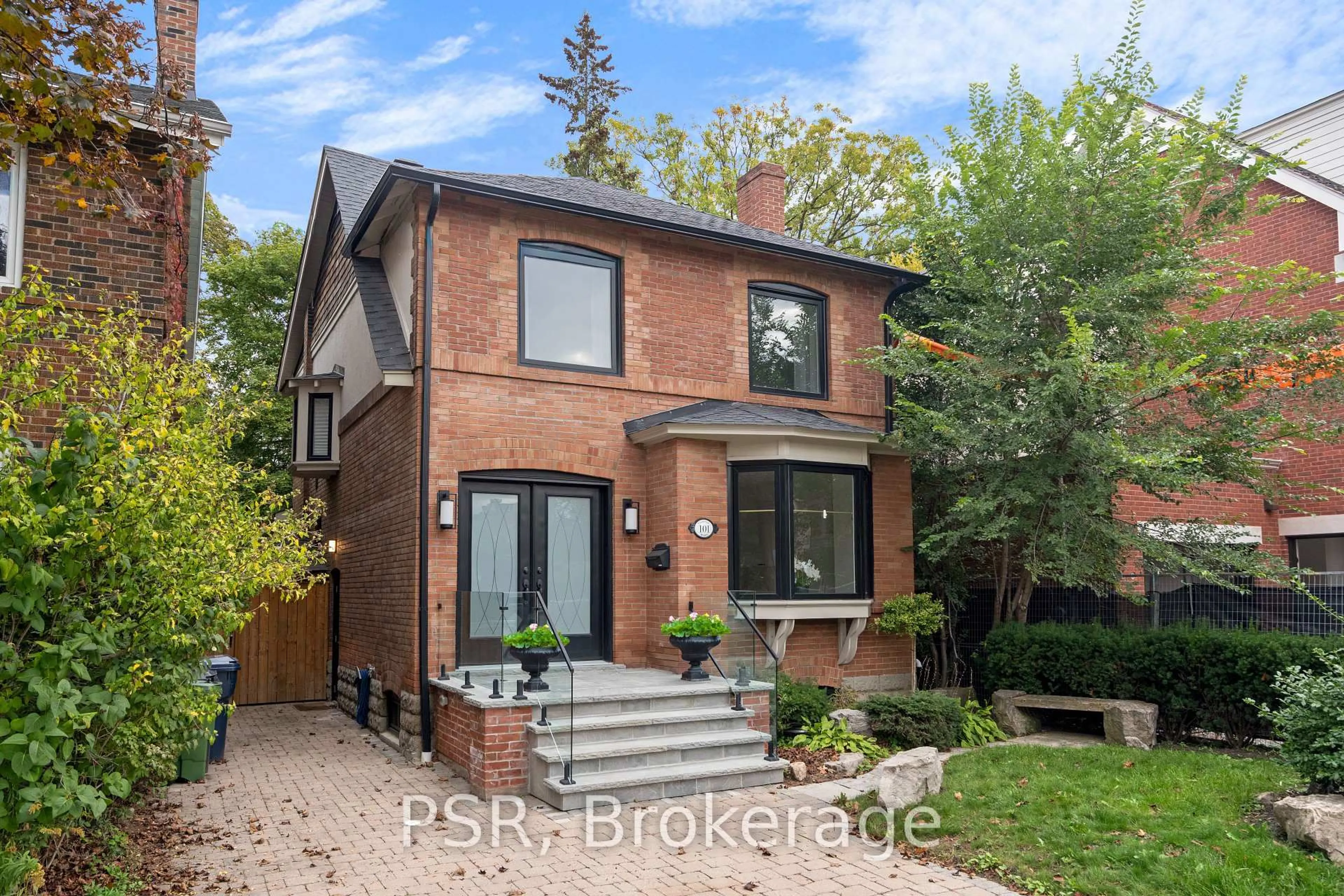 Home with brick exterior material, street for 101 Clifton Rd, Toronto Ontario M4T 2G3