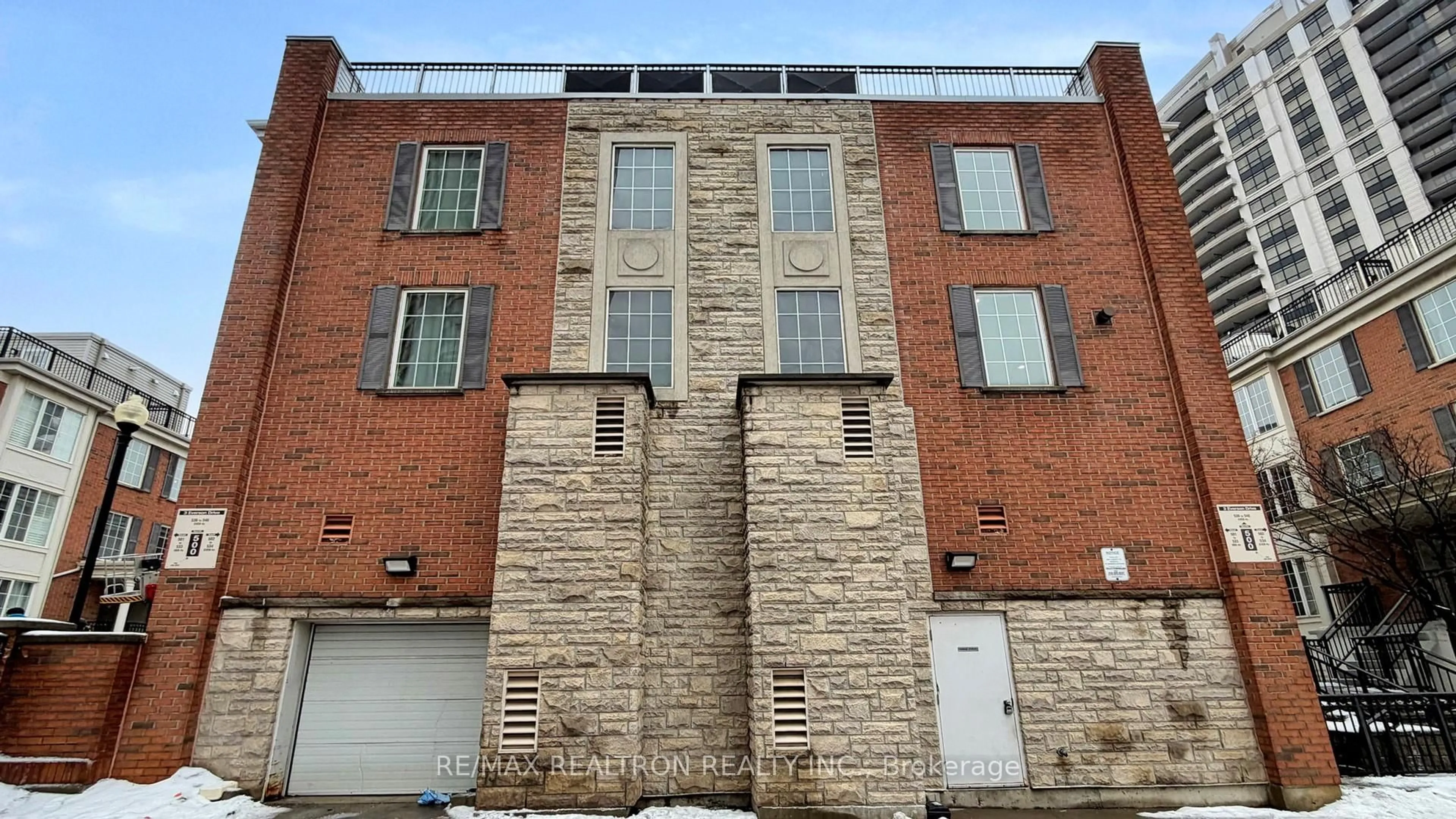 Home with brick exterior material, building for 3 Everson Dr #502, Toronto Ontario M2N 7C2