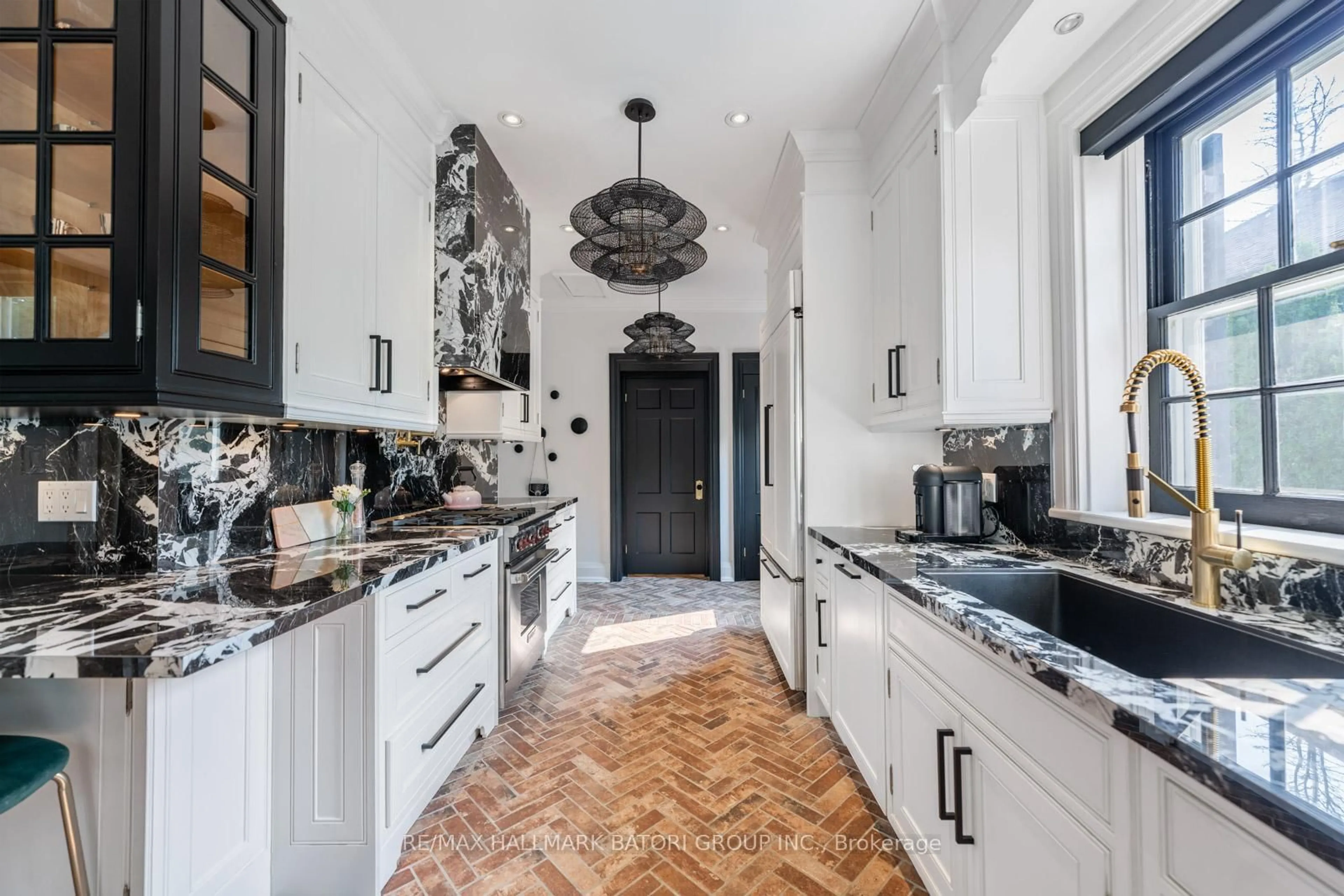 Contemporary kitchen, ceramic/tile floor for 171 Old Forest Hill Rd, Toronto Ontario M6C 2G7