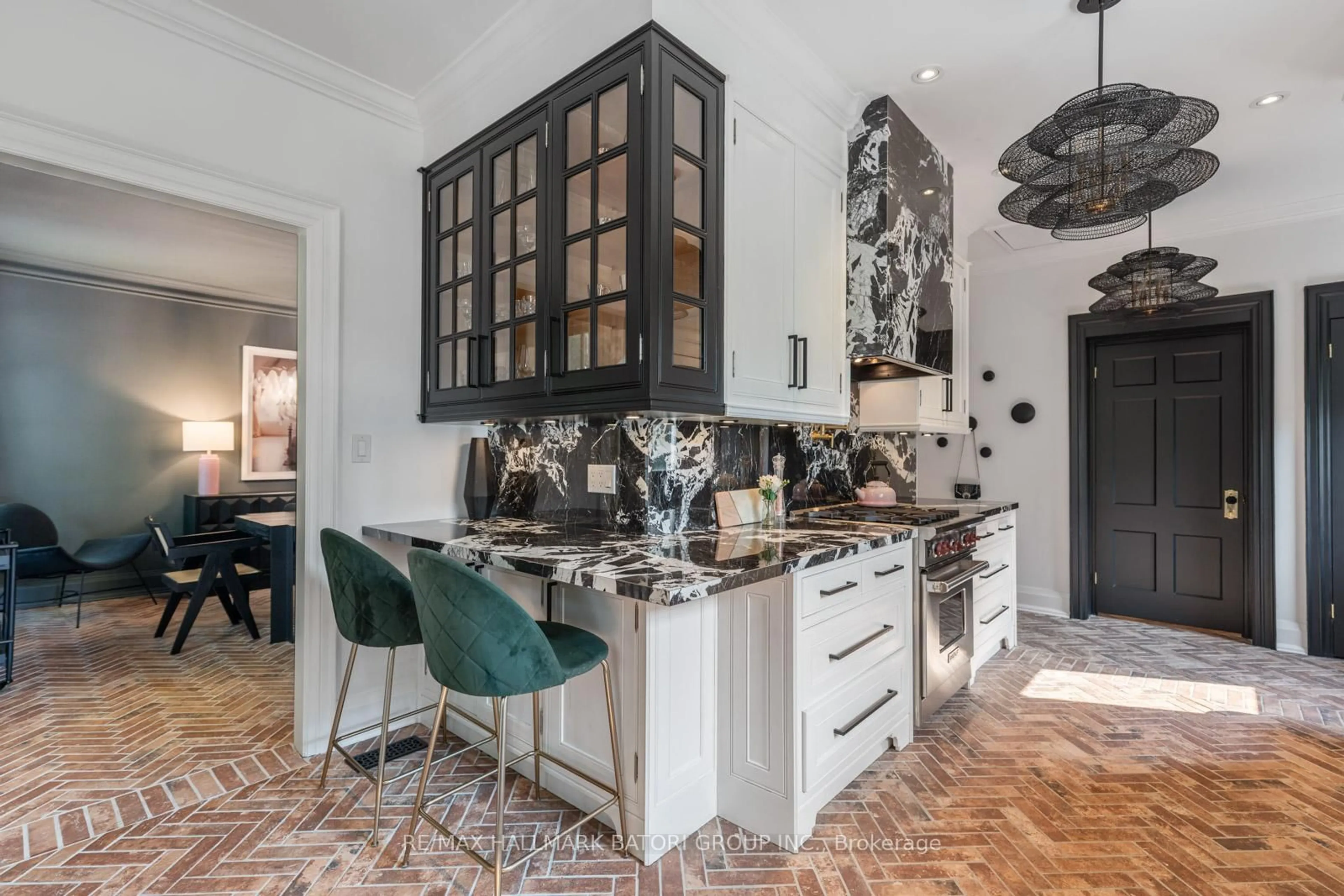 Contemporary kitchen, ceramic/tile floor for 171 Old Forest Hill Rd, Toronto Ontario M6C 2G7