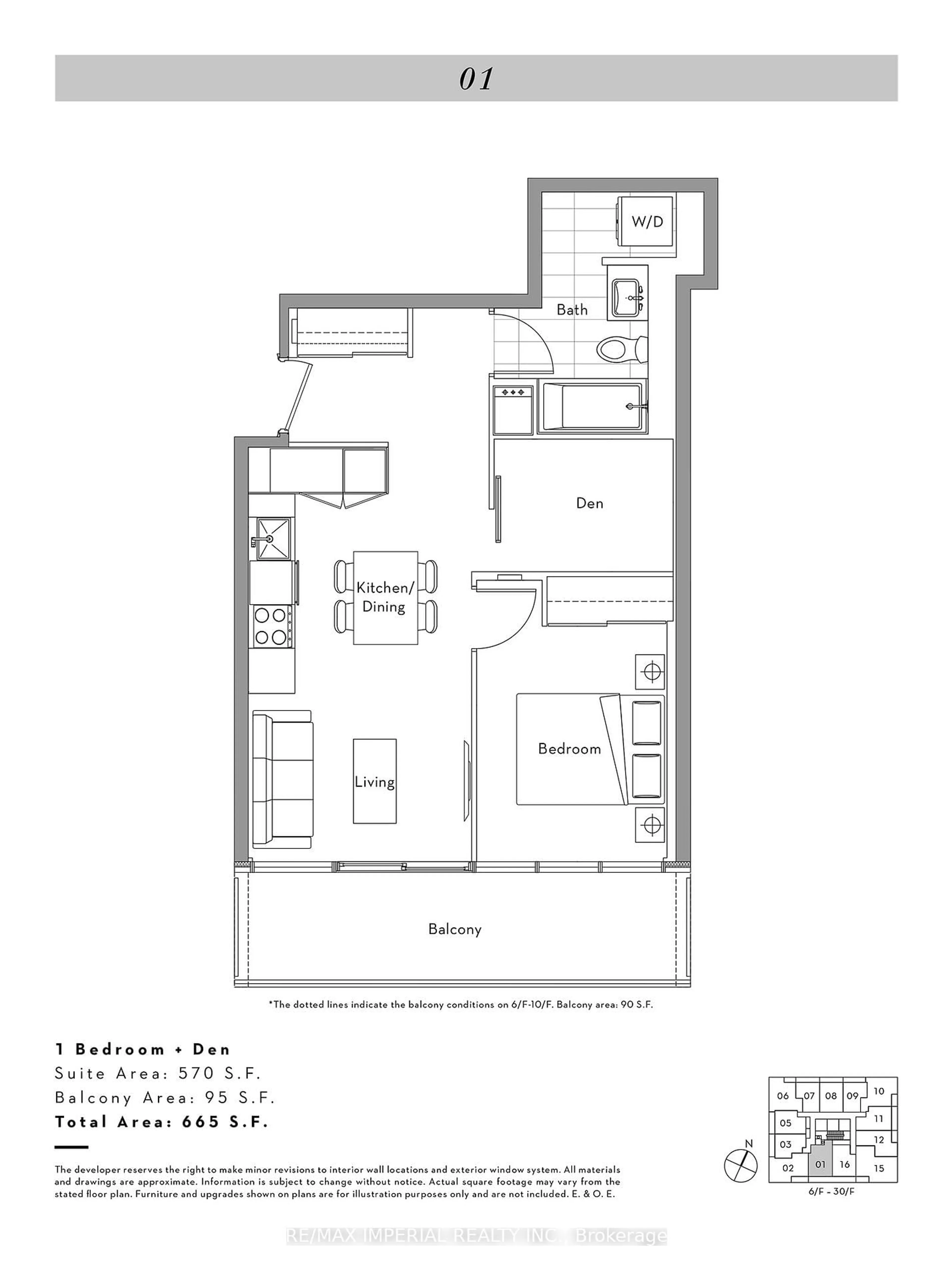 Floor plan for 17 Bathurst St #1001, Toronto Ontario M5V 0N1