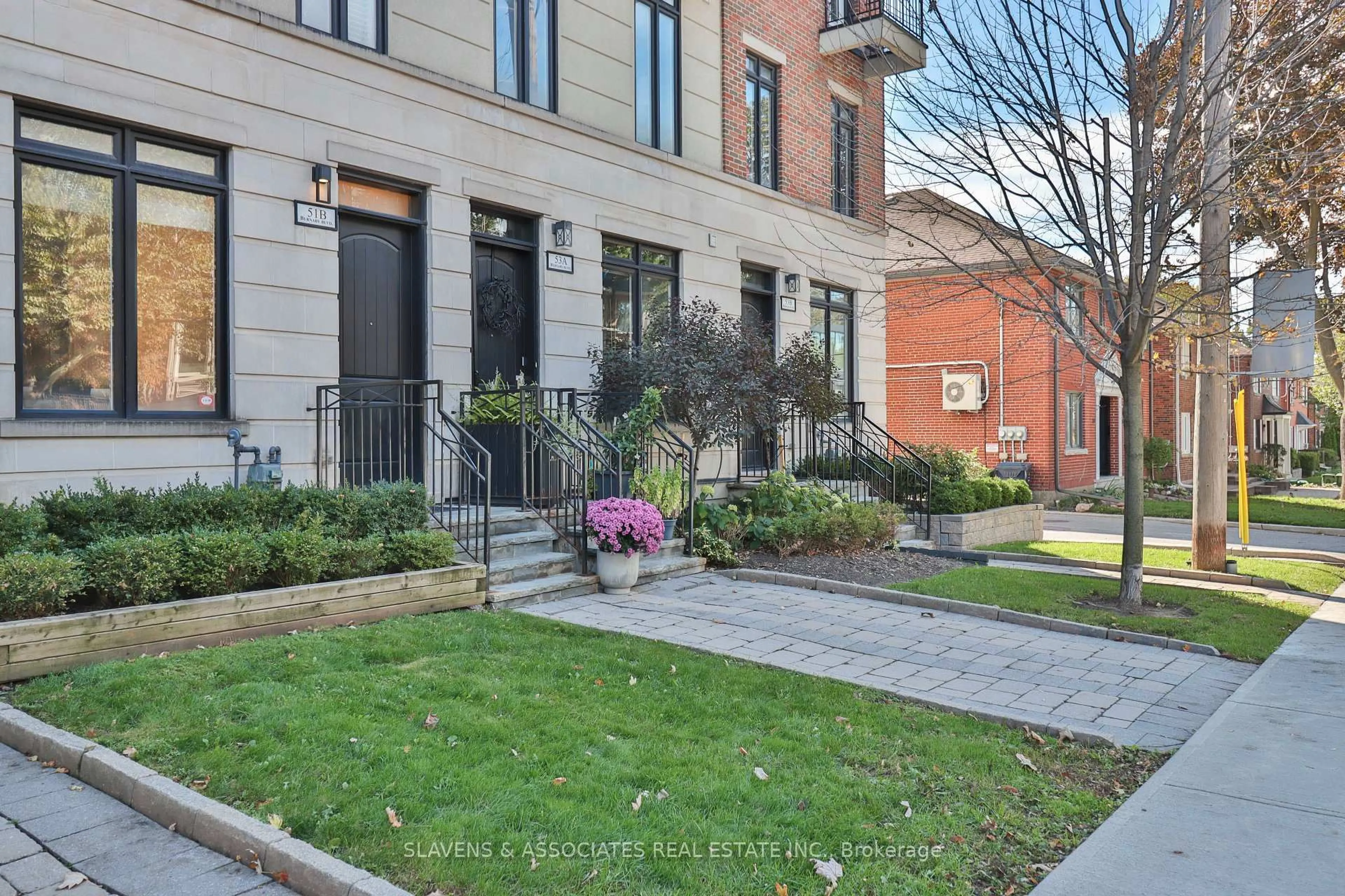 Home with brick exterior material, street for 51B Burnaby Blvd, Toronto Ontario M5N 1G3