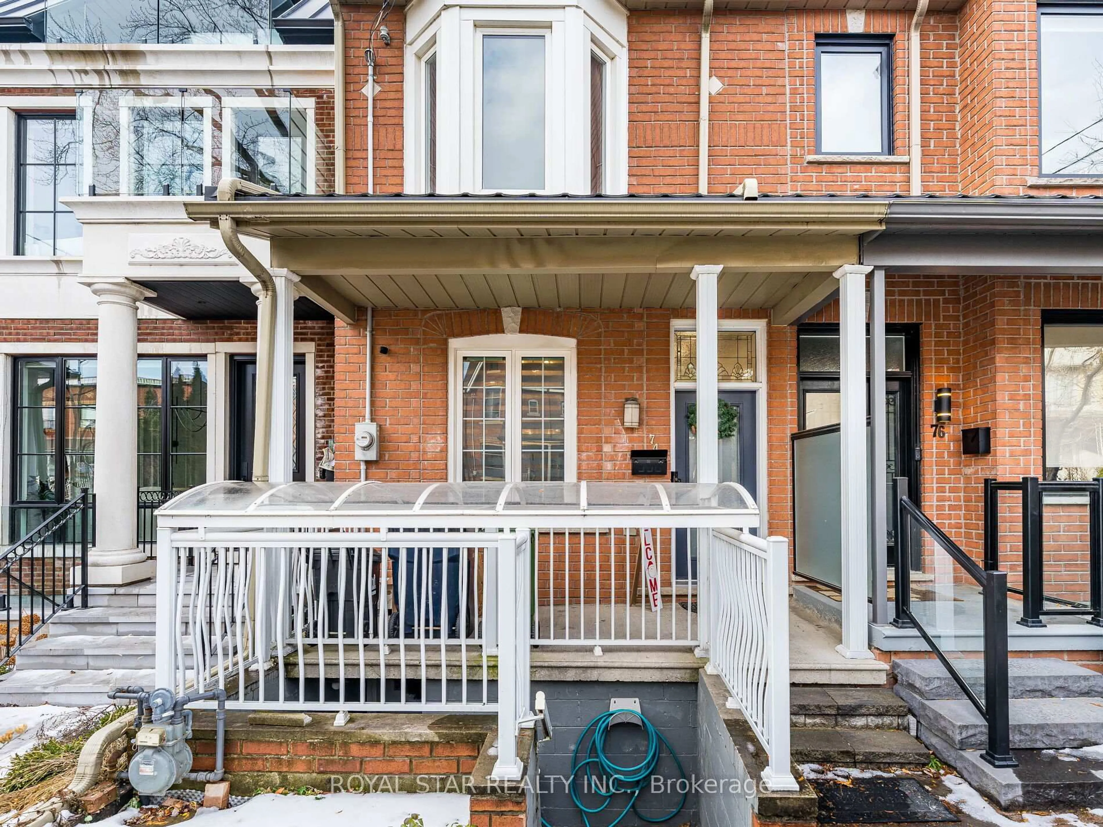 Home with brick exterior material, street for 74 Montrose Ave, Toronto Ontario M6J 2T7