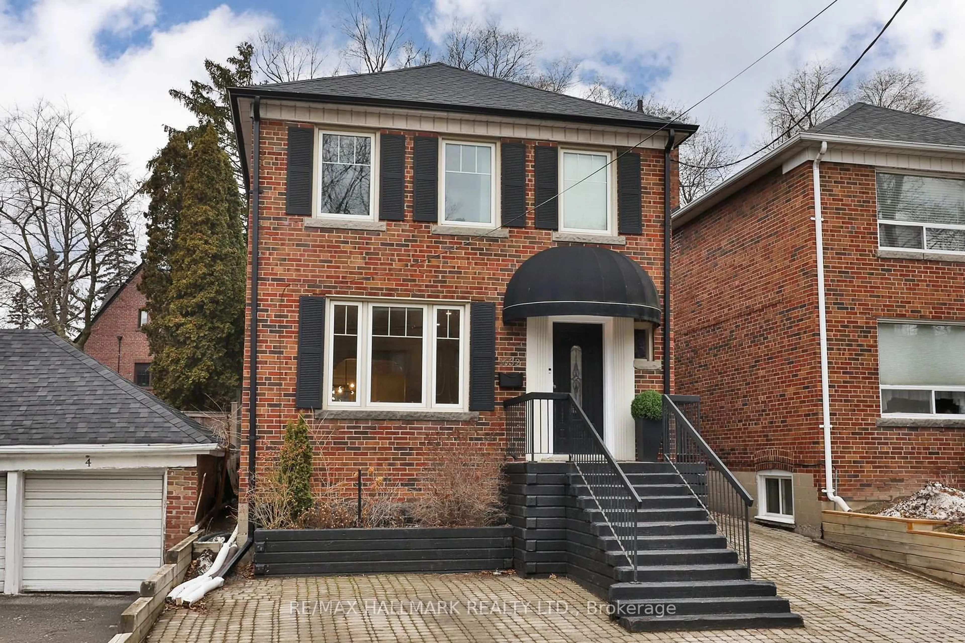 Home with brick exterior material, street for 1632 Bathurst St, Toronto Ontario M5P 3J5