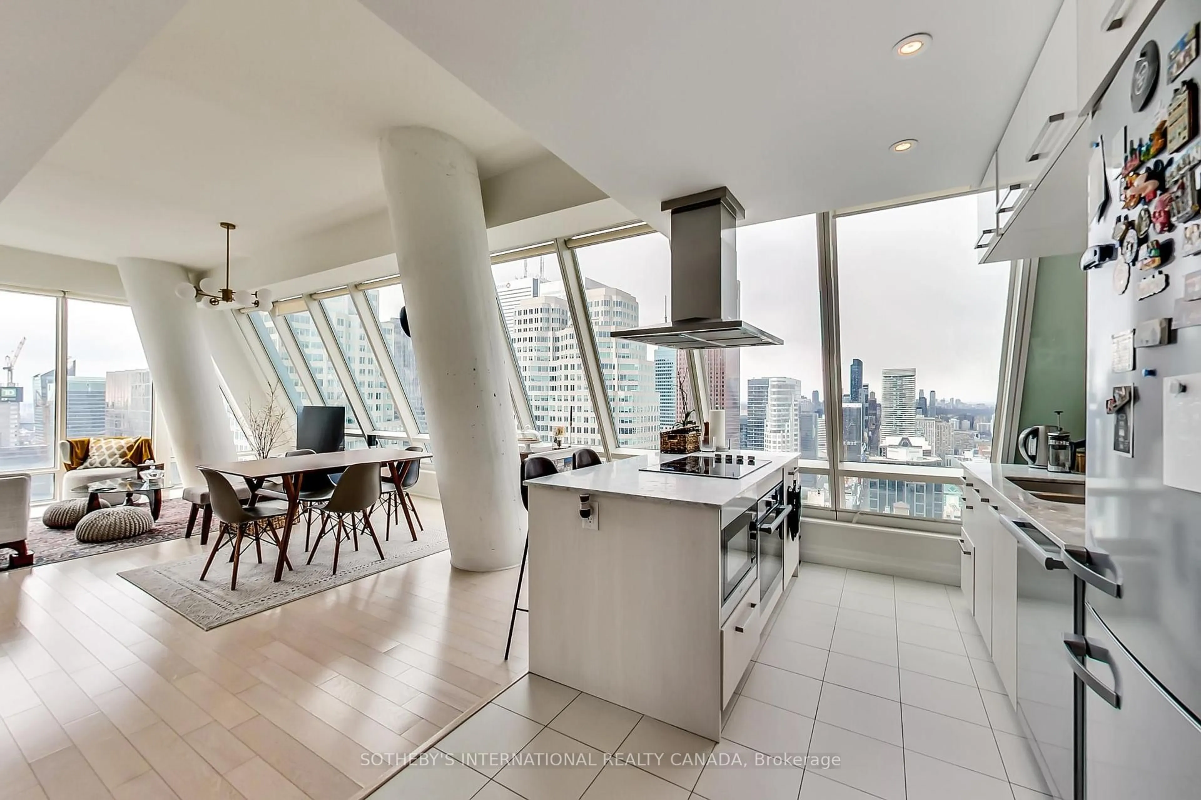 Contemporary kitchen, unknown for 8 The Esplanade #5504, Toronto Ontario M5E 0A6