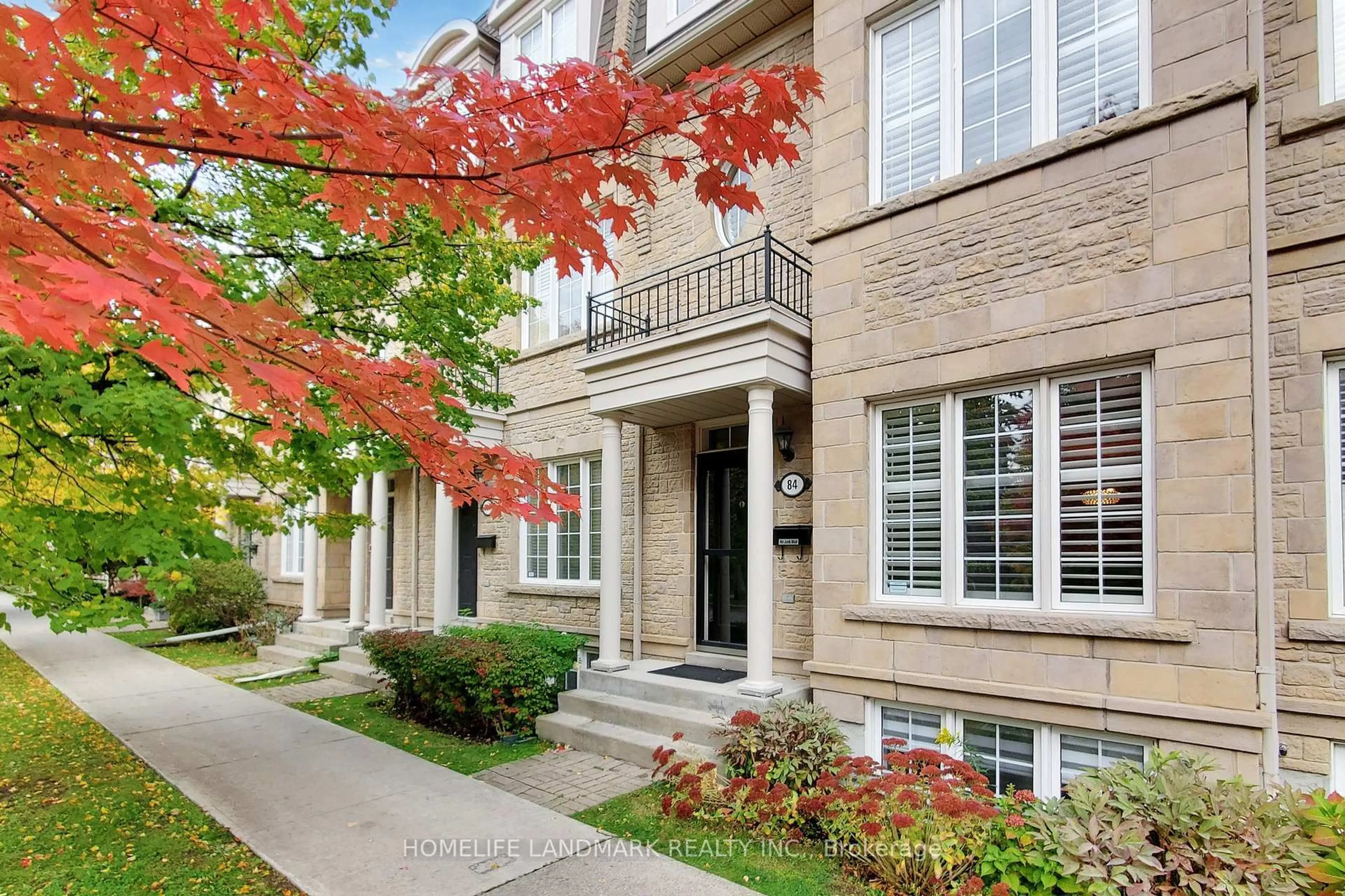 Home with brick exterior material, street for 84 Ellerslie Ave, Toronto Ontario M2N 1X8