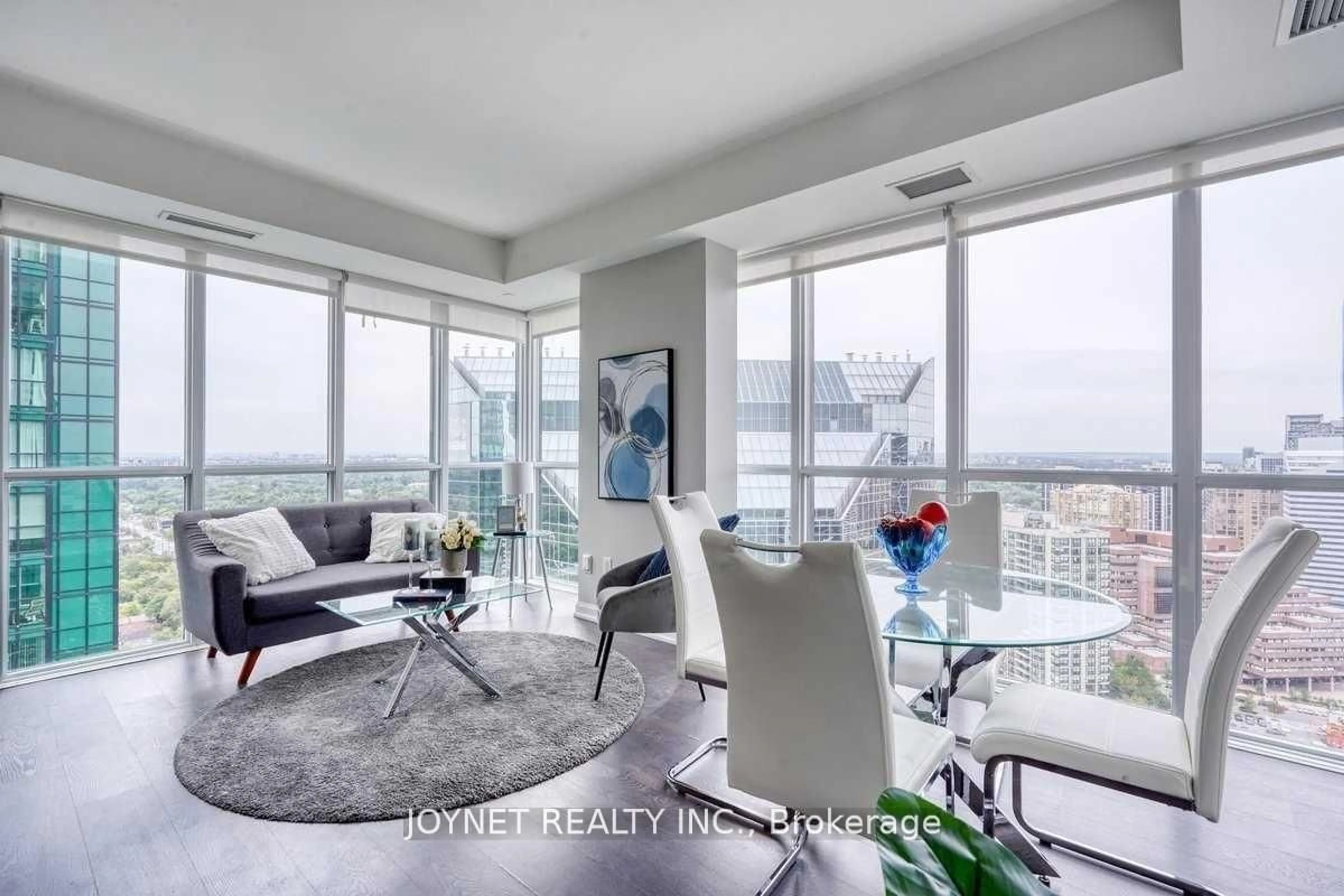 Living room with furniture, unknown for 9 Bogert Ave #2807, Toronto Ontario M2N 0H3