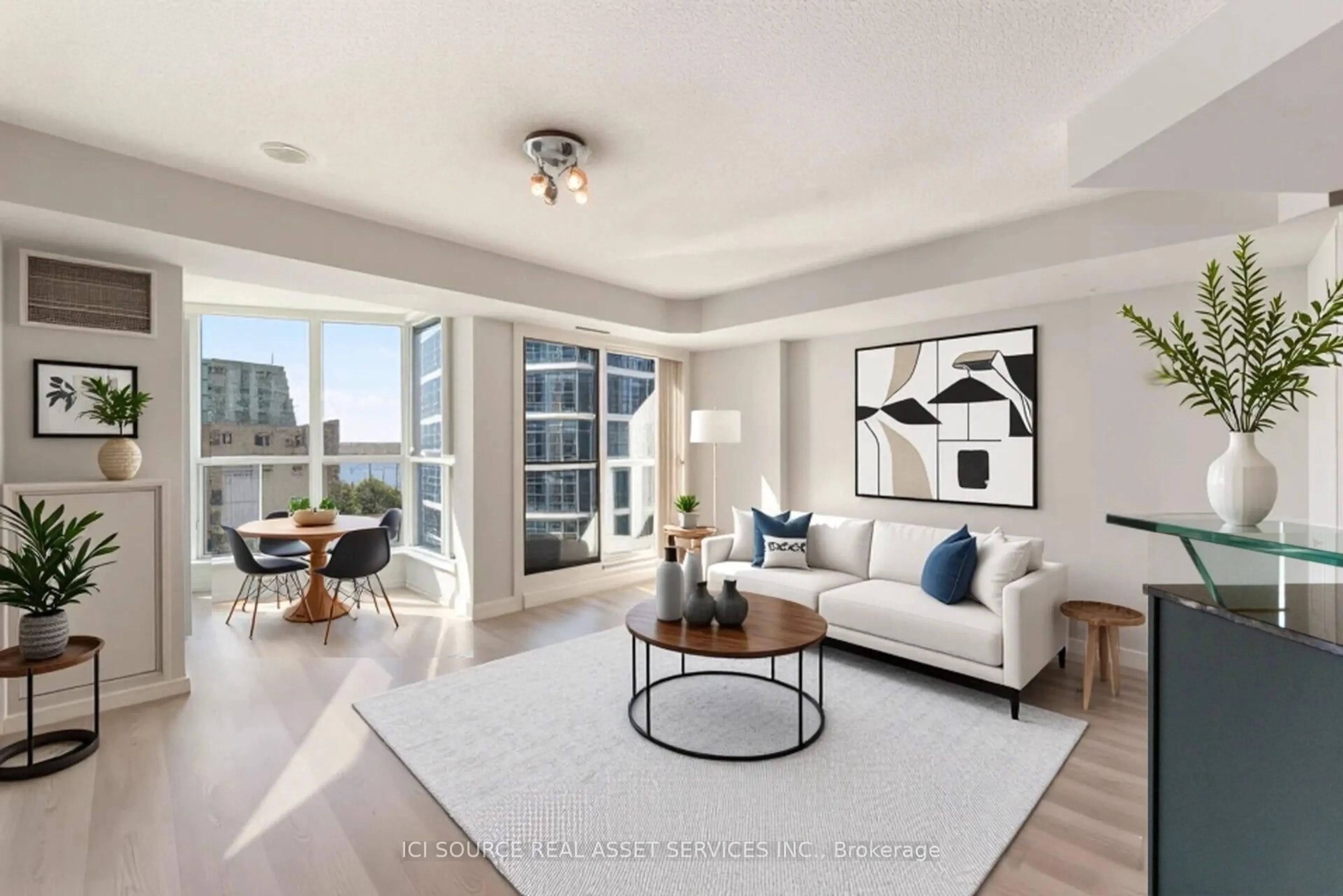 Living room with furniture, unknown for 8 York St #911, Toronto Ontario M5J 2Y2