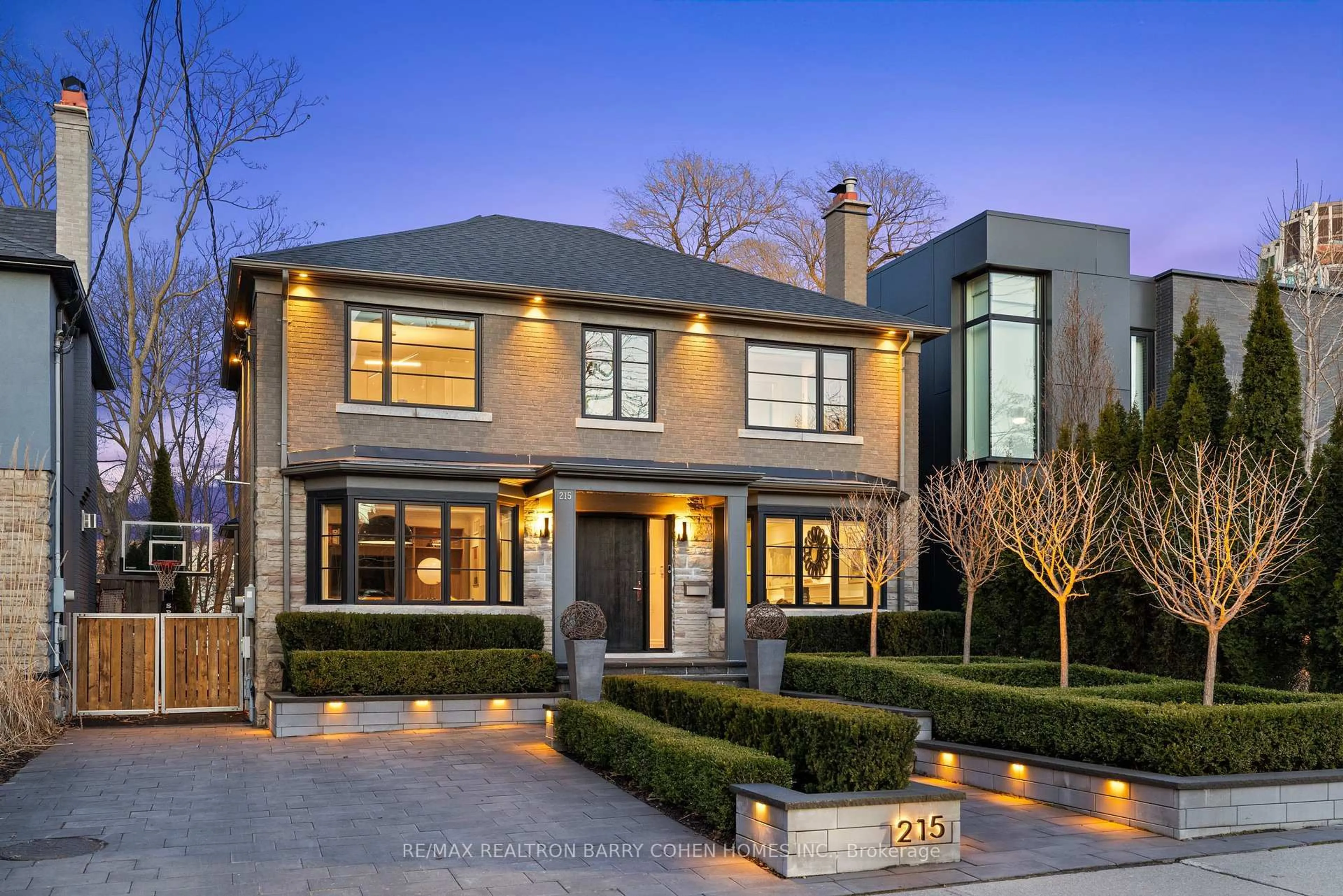 Home with brick exterior material, street for 215 Lonsmount Dr, Toronto Ontario M5P 2Y6